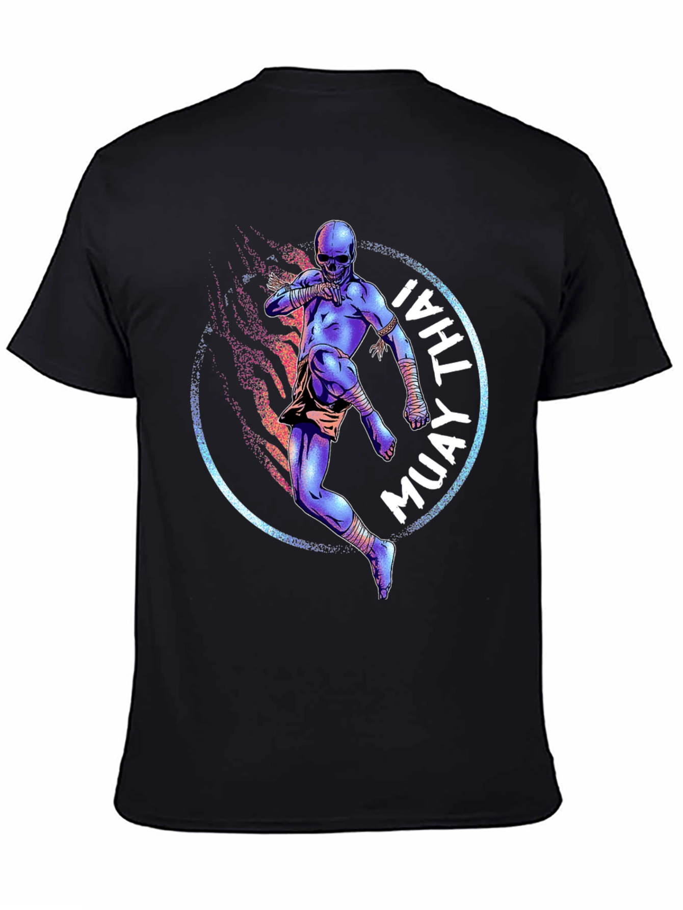 Muay Thai Skull Kick T-Shirt - Graphic Tee