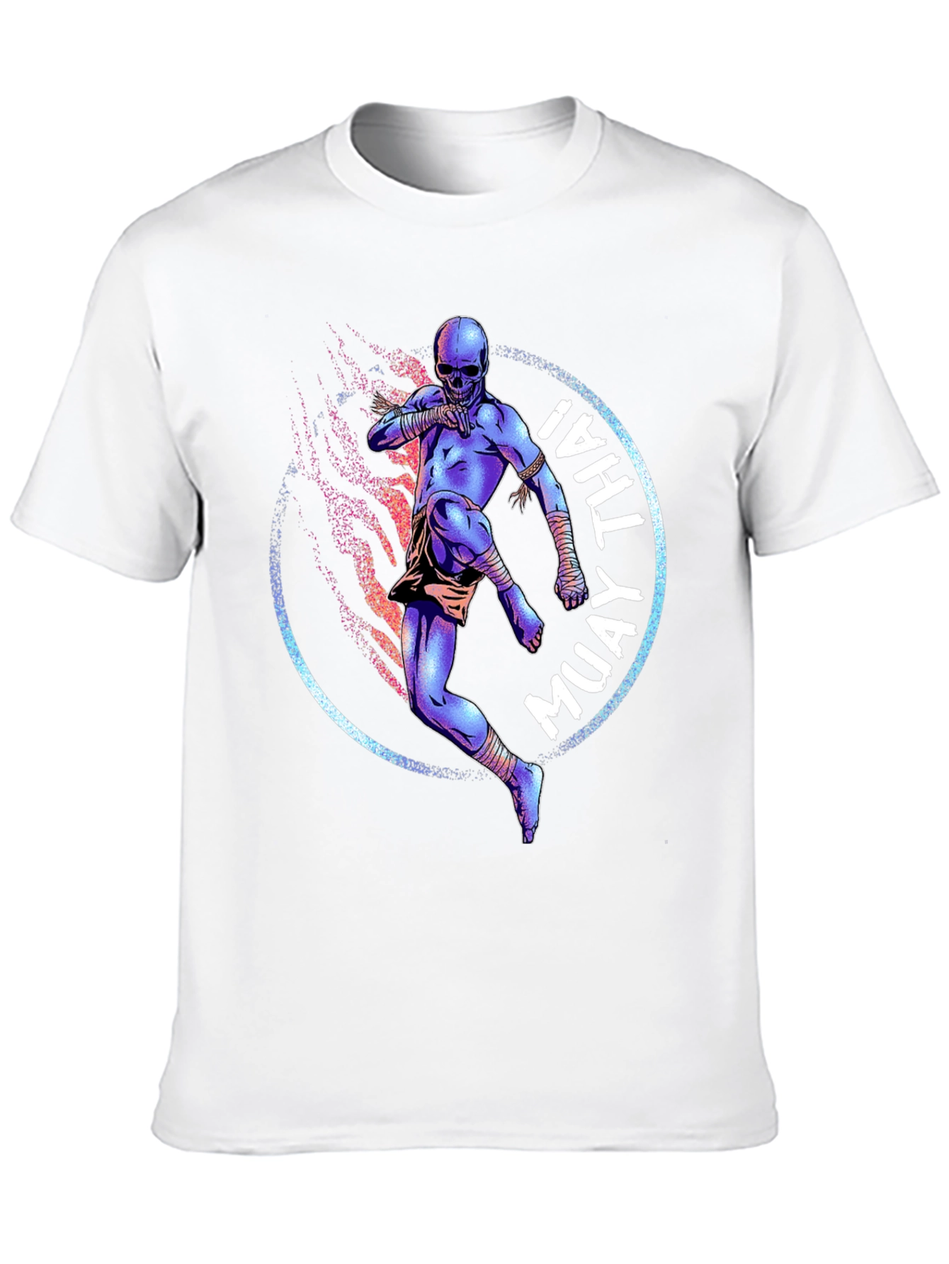 Muay Thai Skull Kick T-Shirt - Graphic Tee
