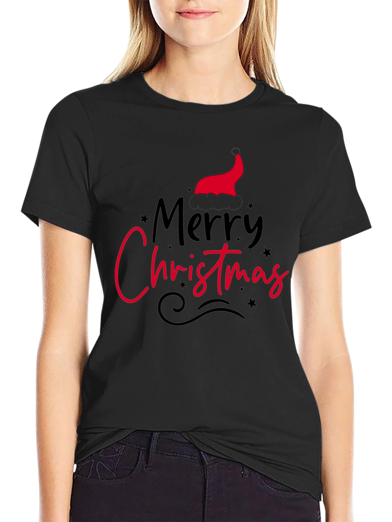 Merry Christmas Graphic Tee - Holiday Style