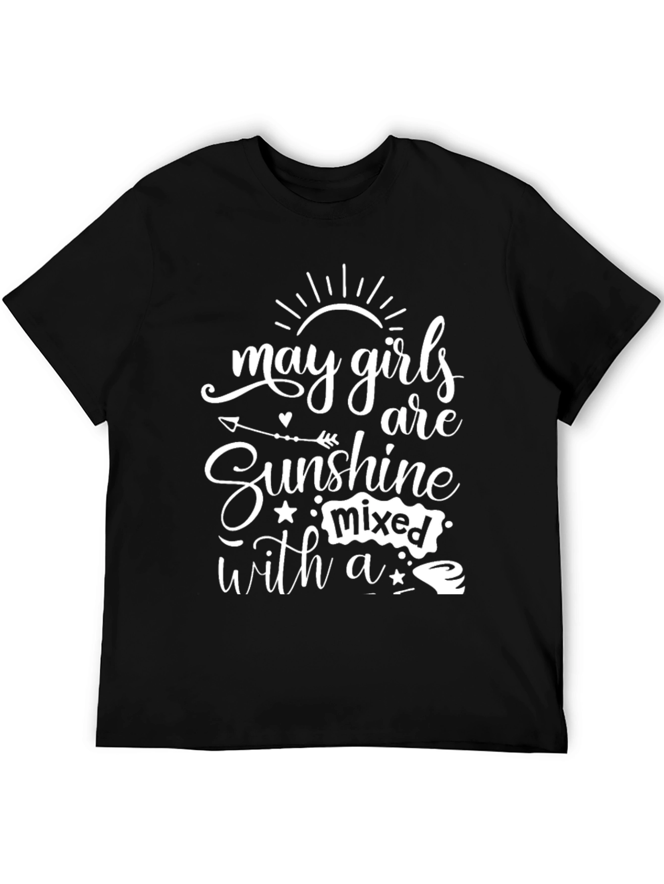May Girls Sunshine Mixed With T-Shirt