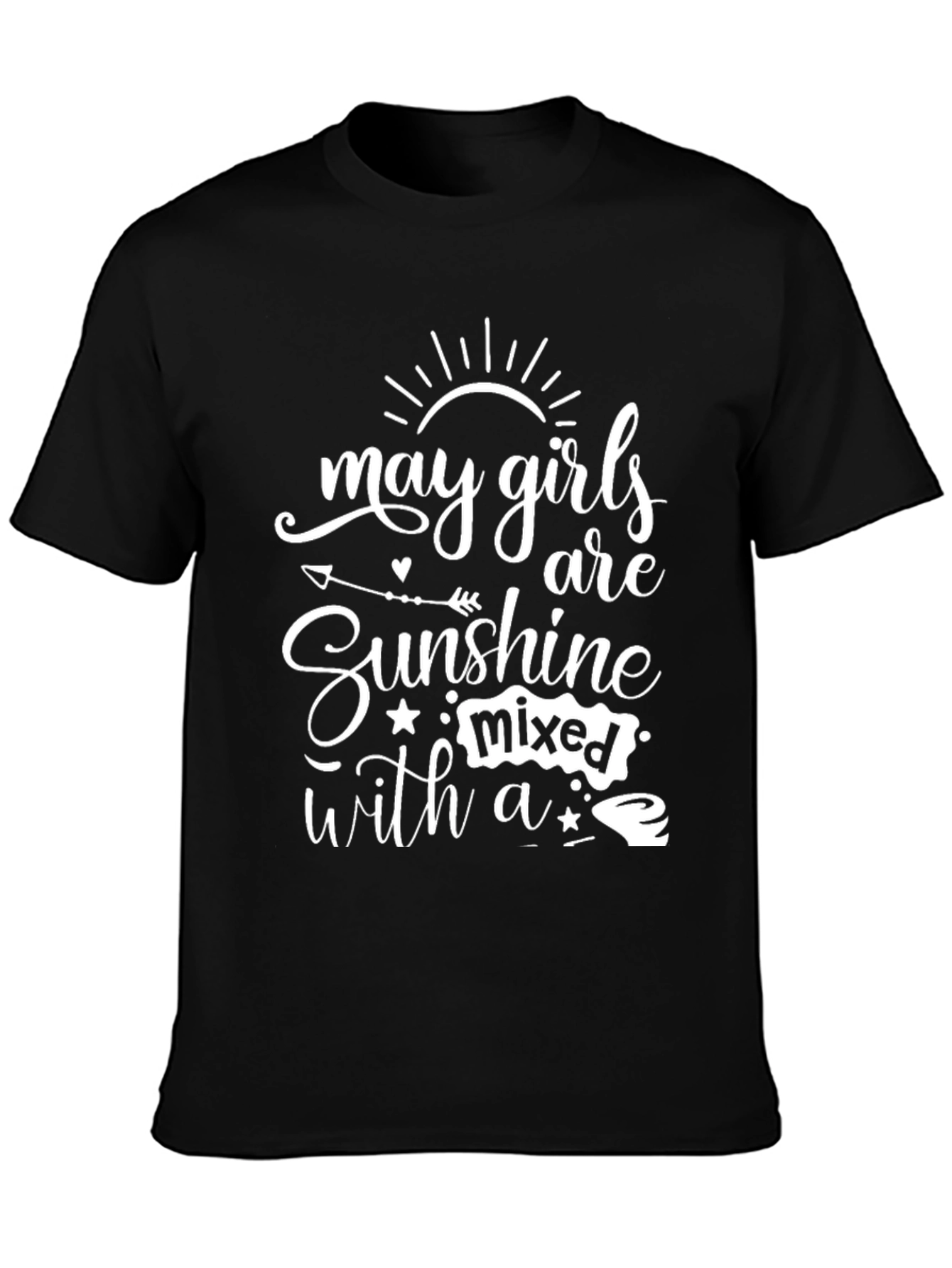 May Girls Sunshine Mixed With T-Shirt