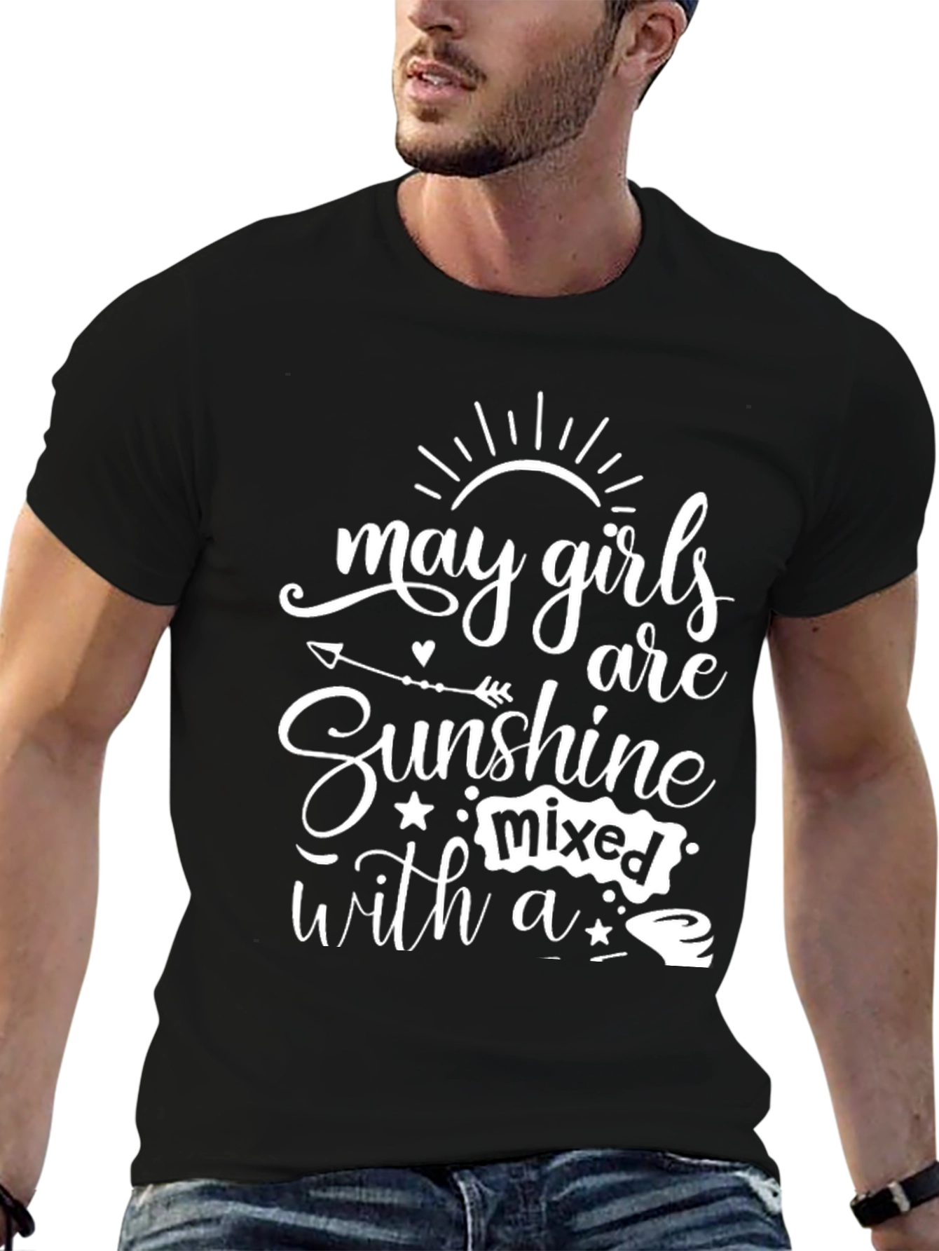 May Girls Sunshine Mixed With T-Shirt