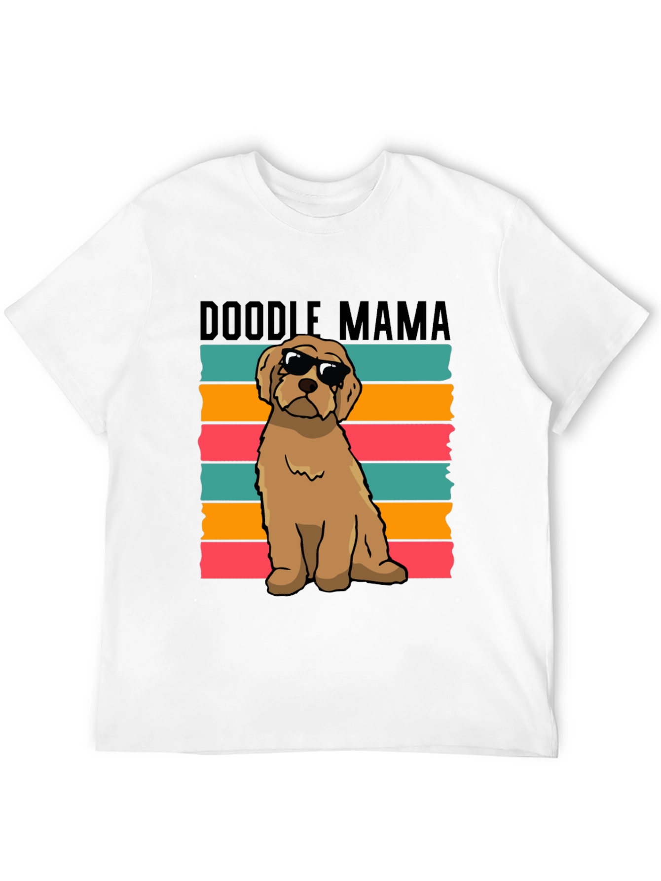 Doodle Mama Retro T-Shirt - Cute Dog Lover Tee