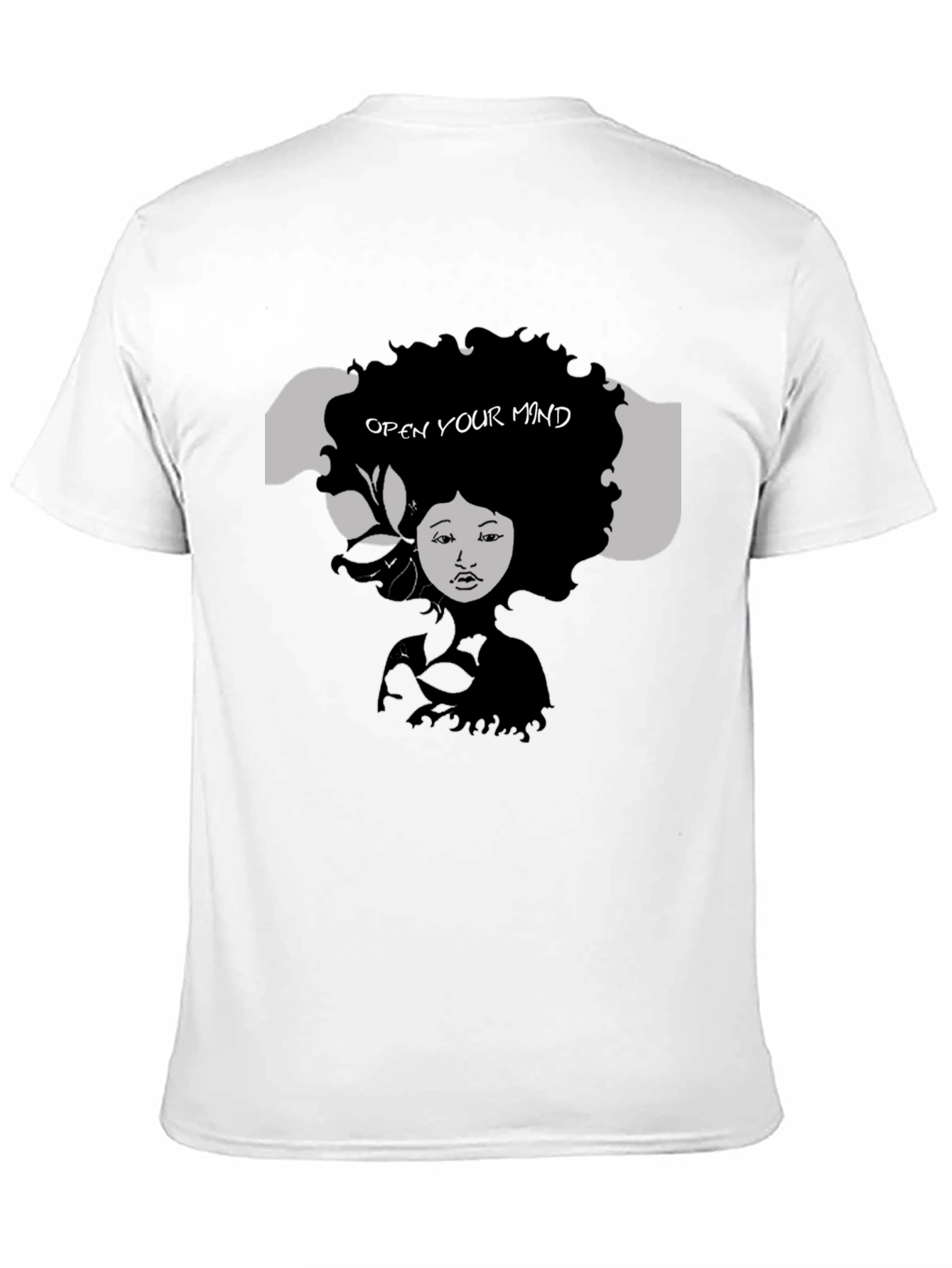 Open Your Mind Graphic Tee - Black Unisex T-Shirt