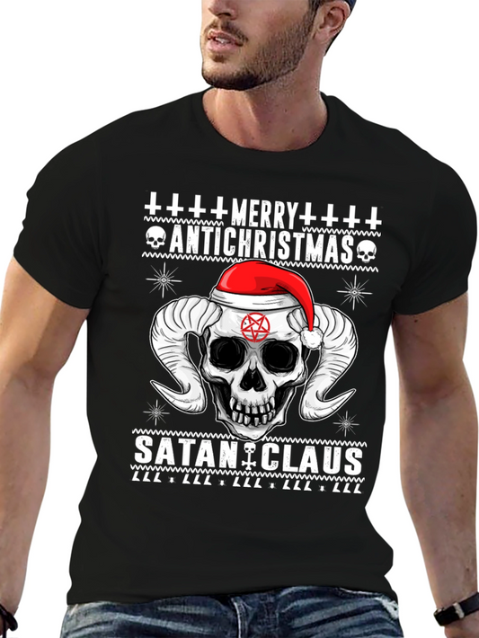 Merry Antichristmas Satan Claus T-Shirt