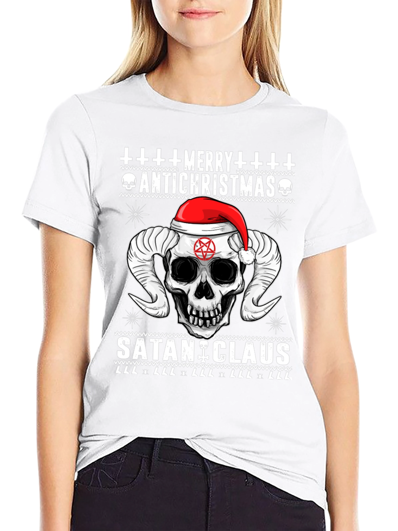 Merry Antichristmas Satan Claus T-Shirt