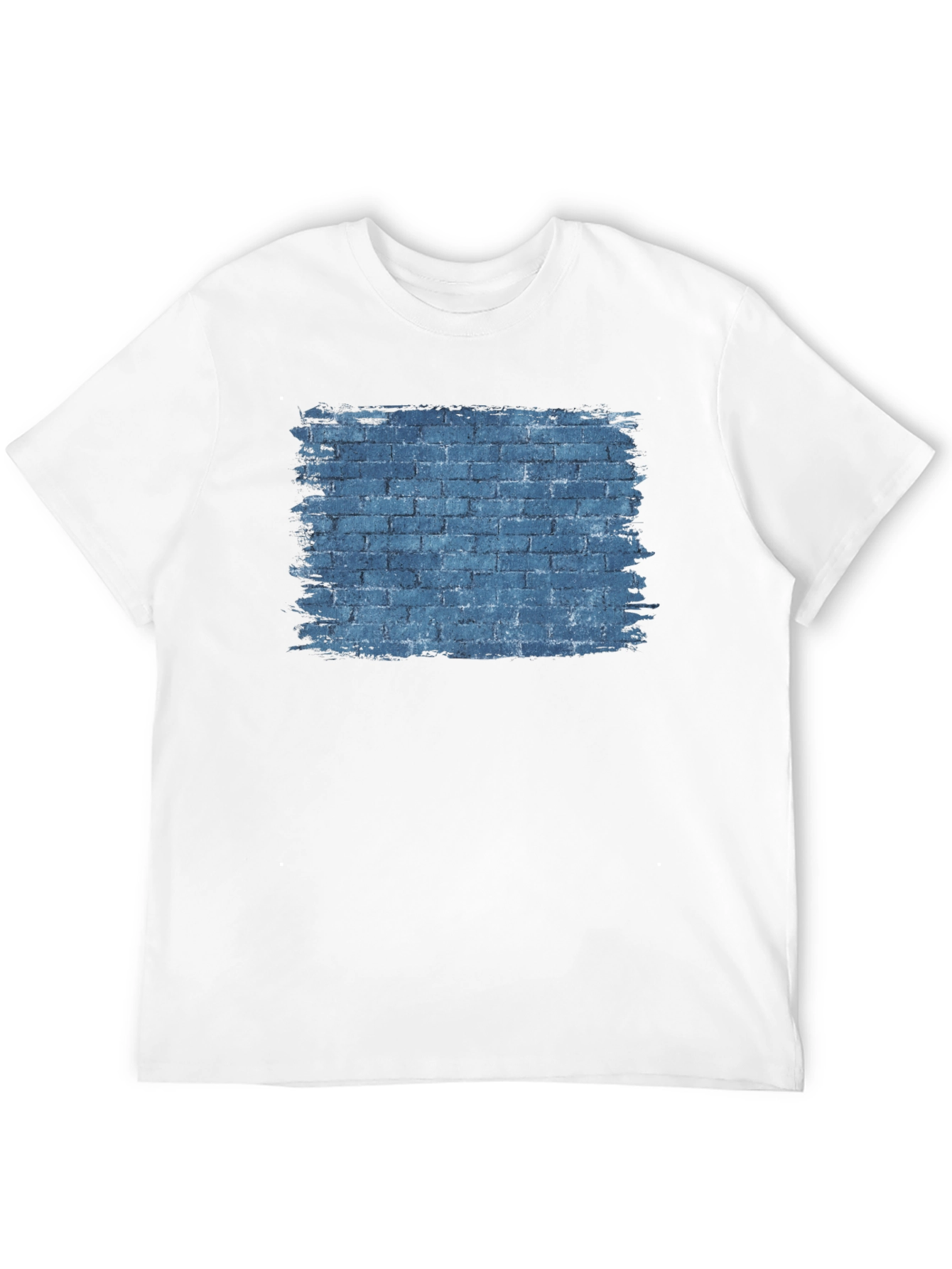 Brick Wall Graphic Tee - Mens Black T-Shirt