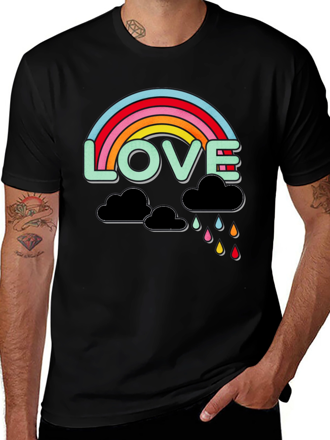 Love Rainbow T-Shirt - Pride LGBTQ+ Design