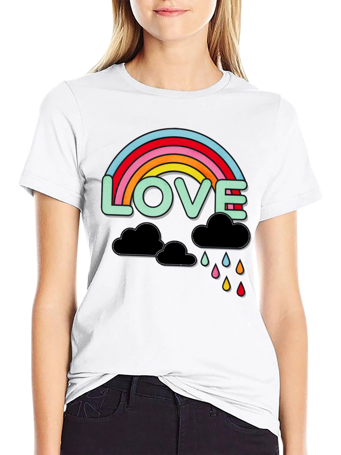 Love Rainbow T-Shirt - Pride LGBTQ+ Design