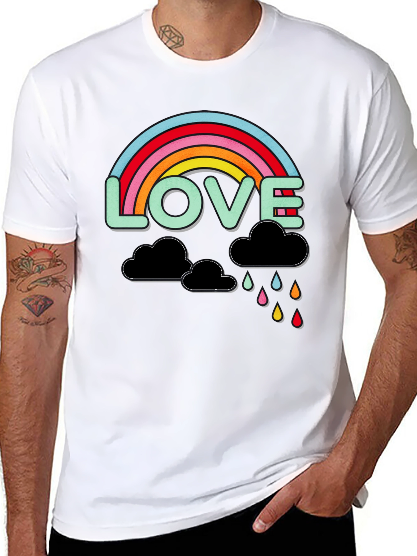 Love Rainbow T-Shirt - Pride LGBTQ+ Design