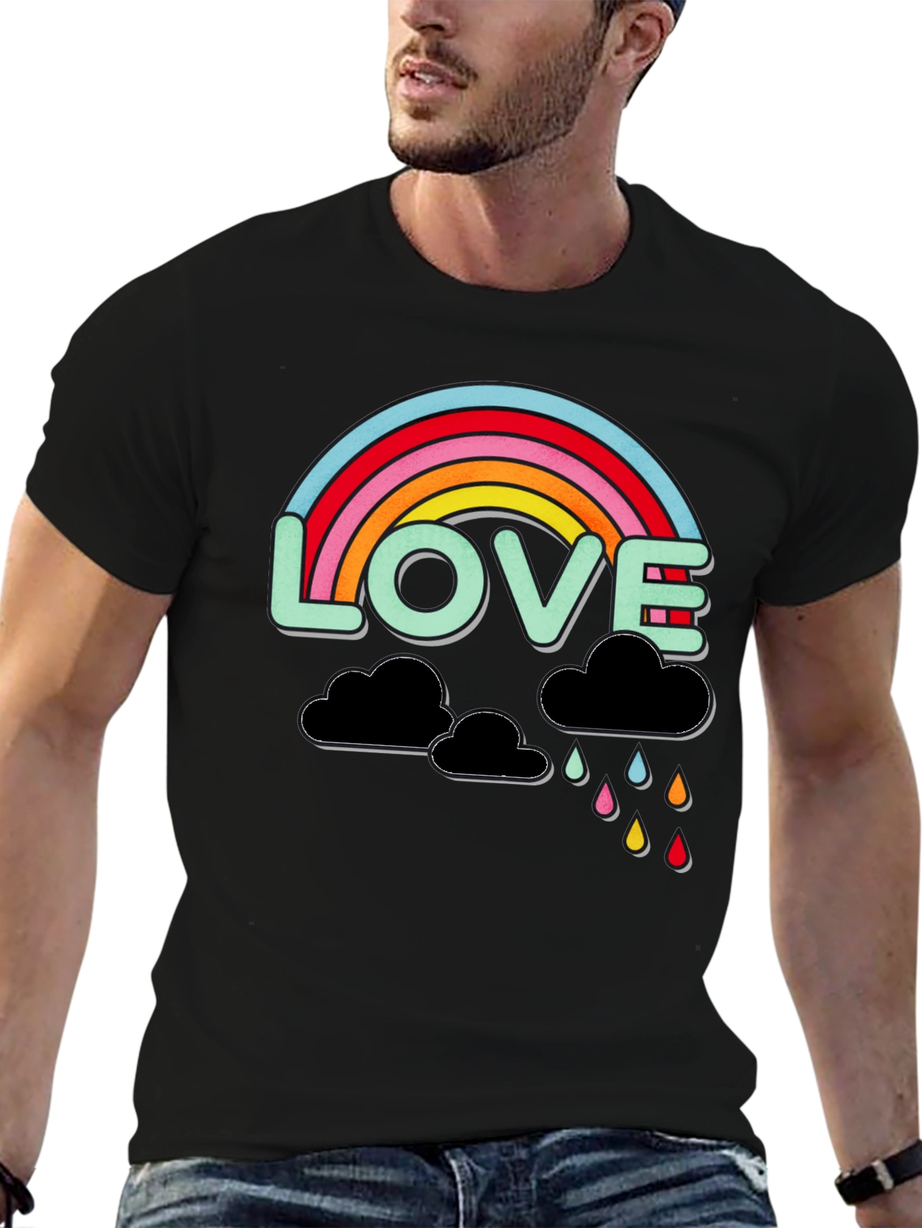 Love Rainbow T-Shirt - Pride LGBTQ+ Design