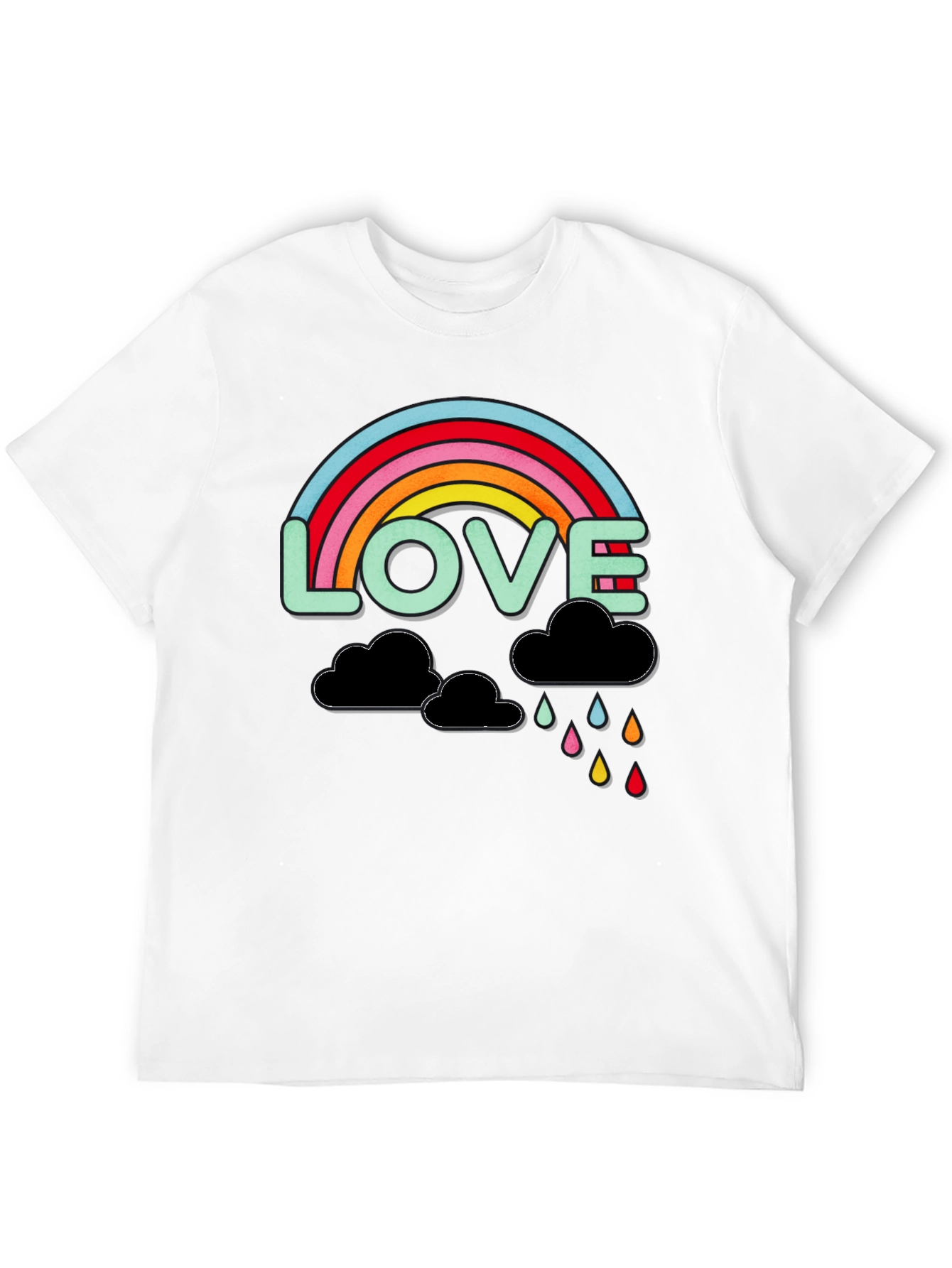 Love Rainbow T-Shirt - Pride LGBTQ+ Design