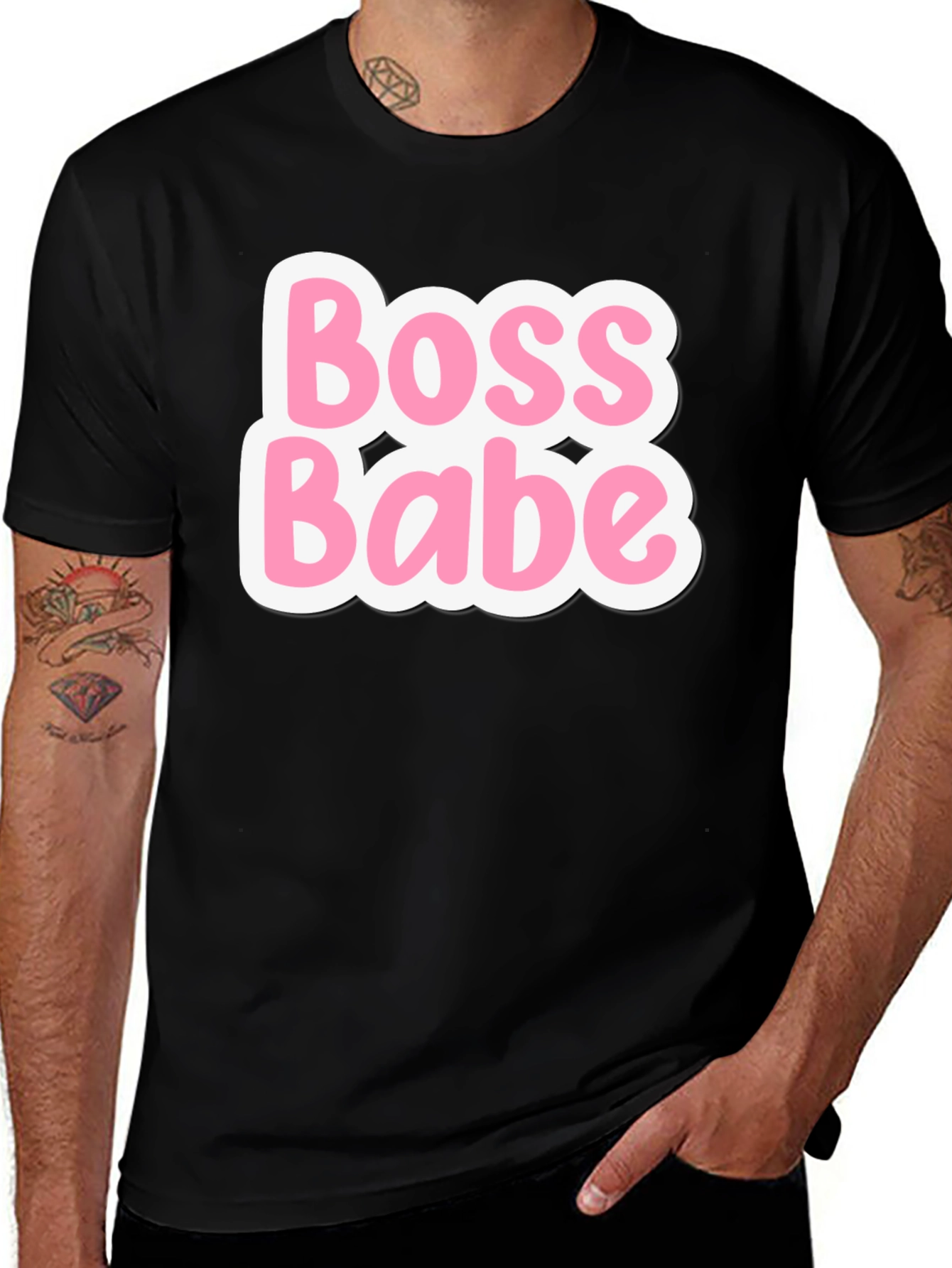 Boss Babe Graphic Tee - Black