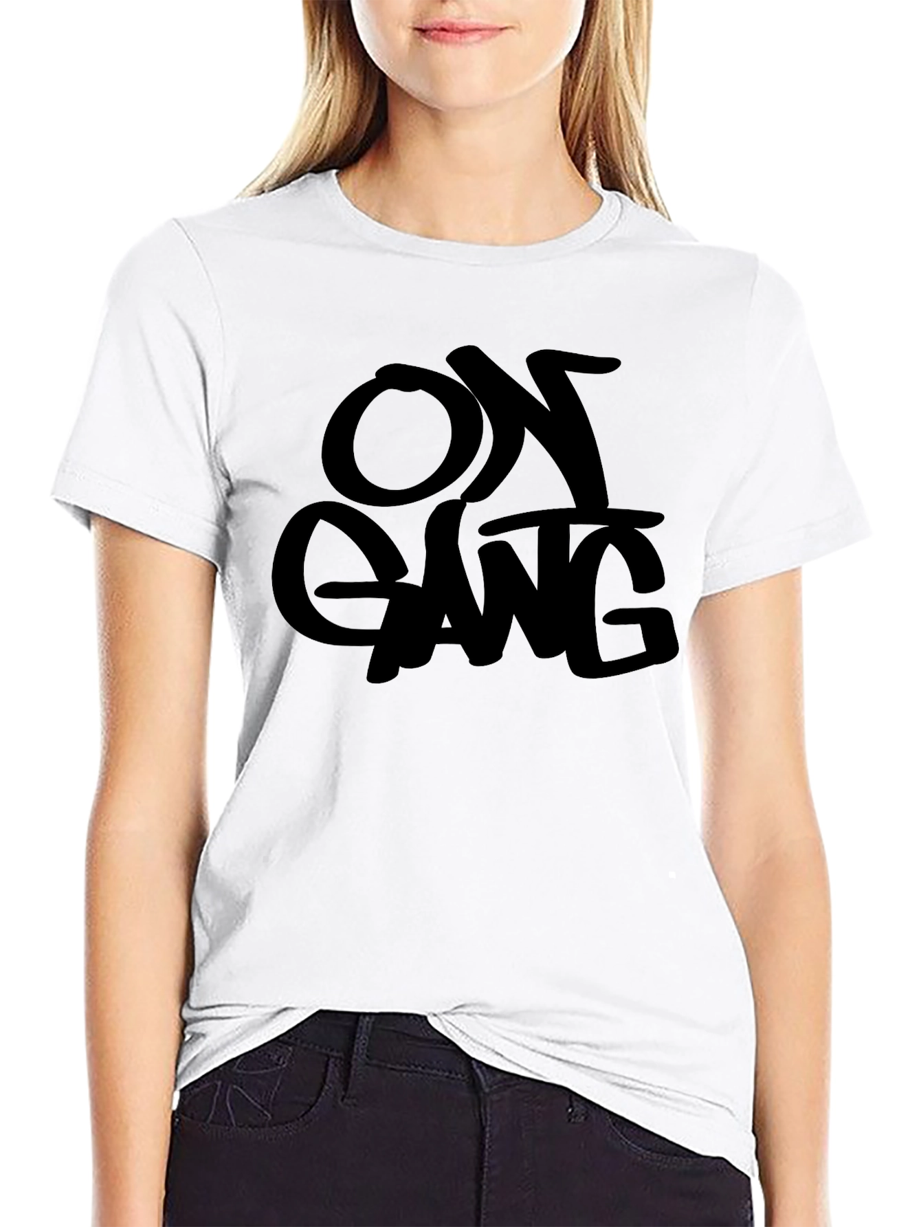 On Gang Graphic T-Shirt - Black