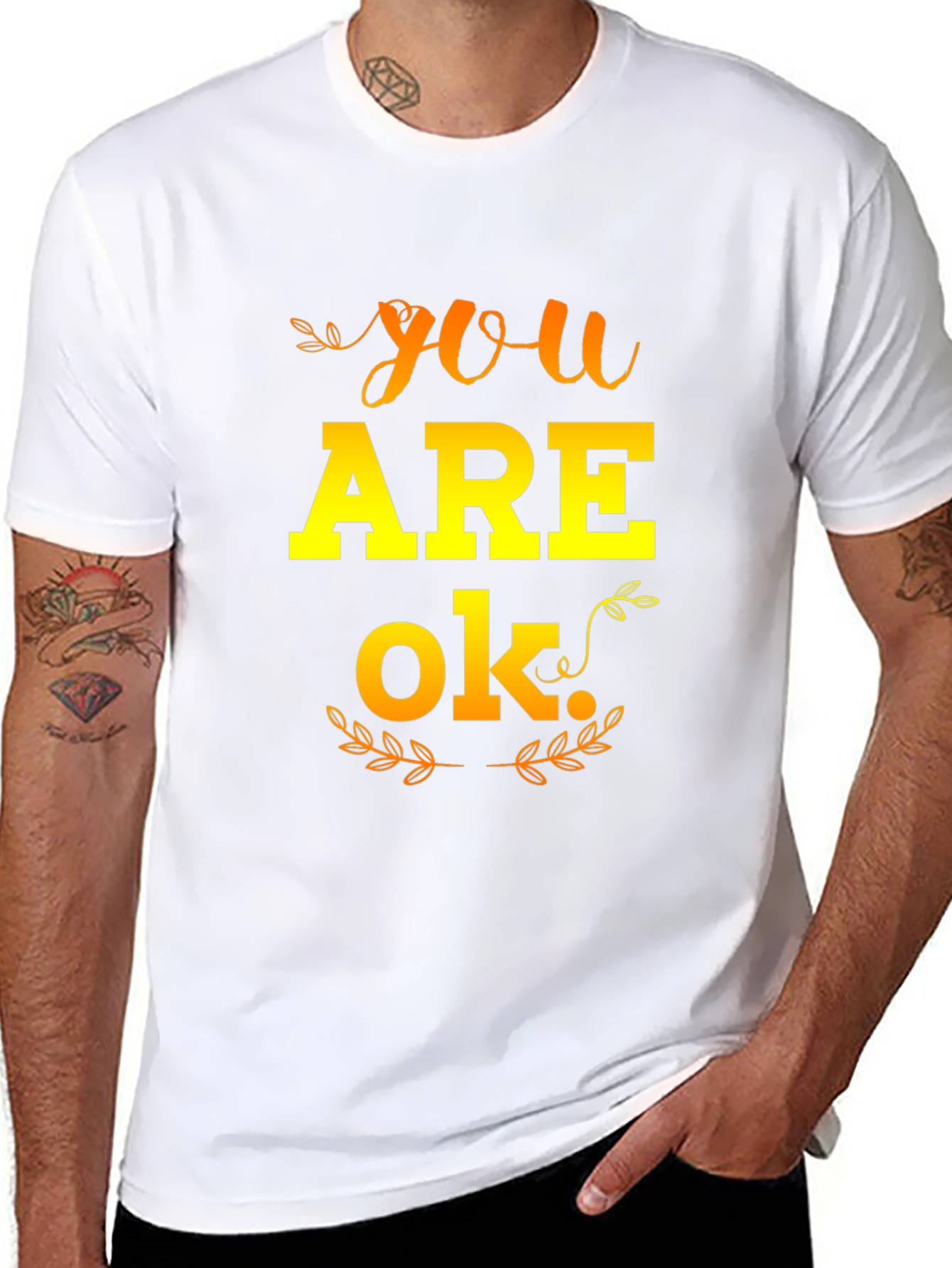 You Are OK Graphic T-Shirt - Positive Affirmation Tee
