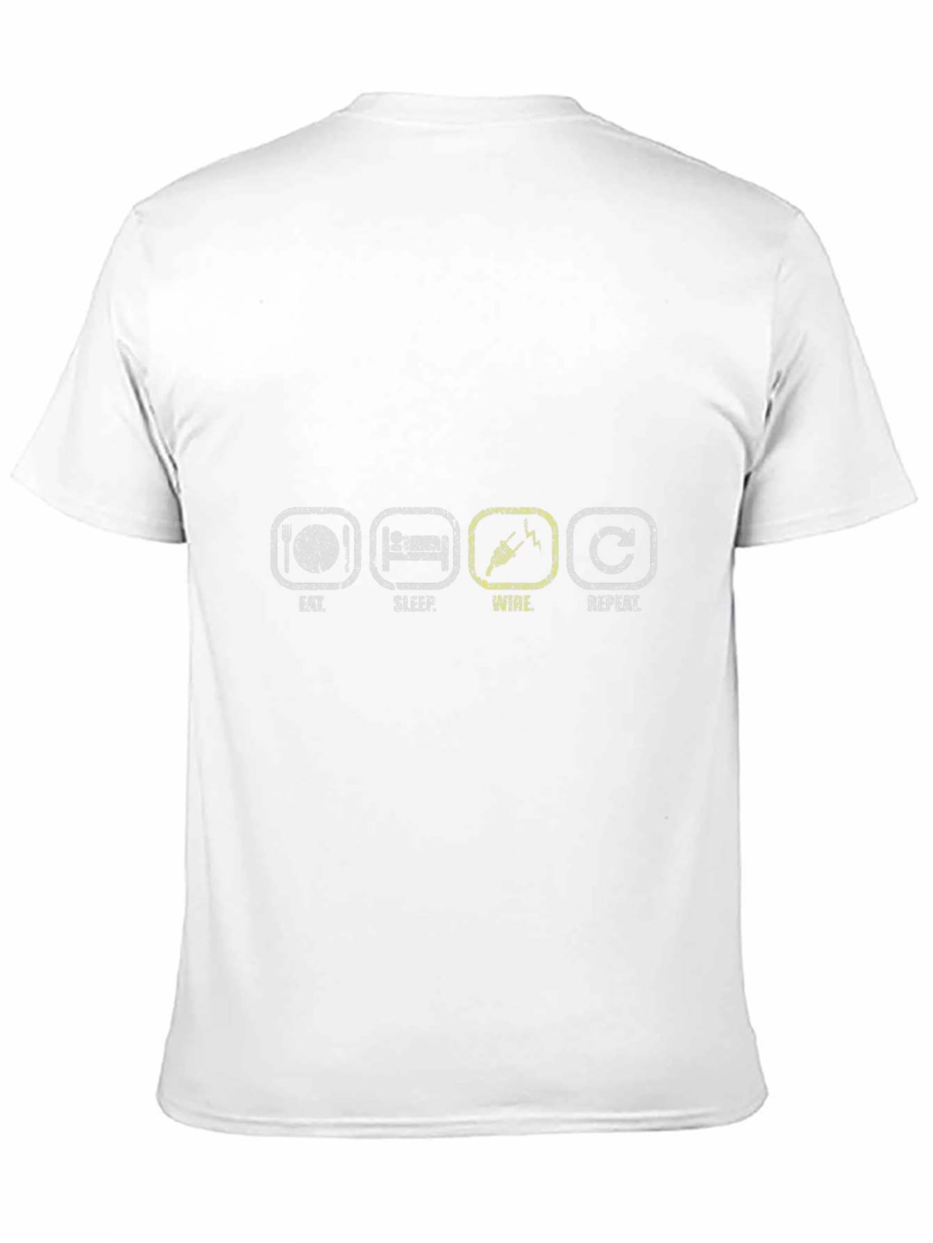Eat Sleep Wire Repeat T-Shirt - Electrician Humor