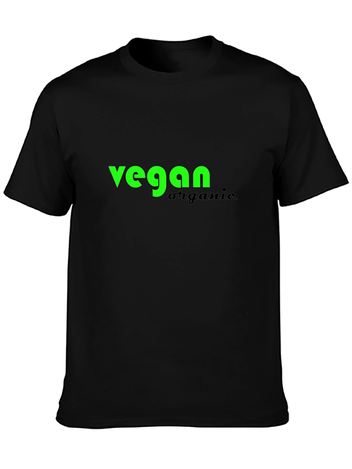Vegan Organic Black T-Shirt