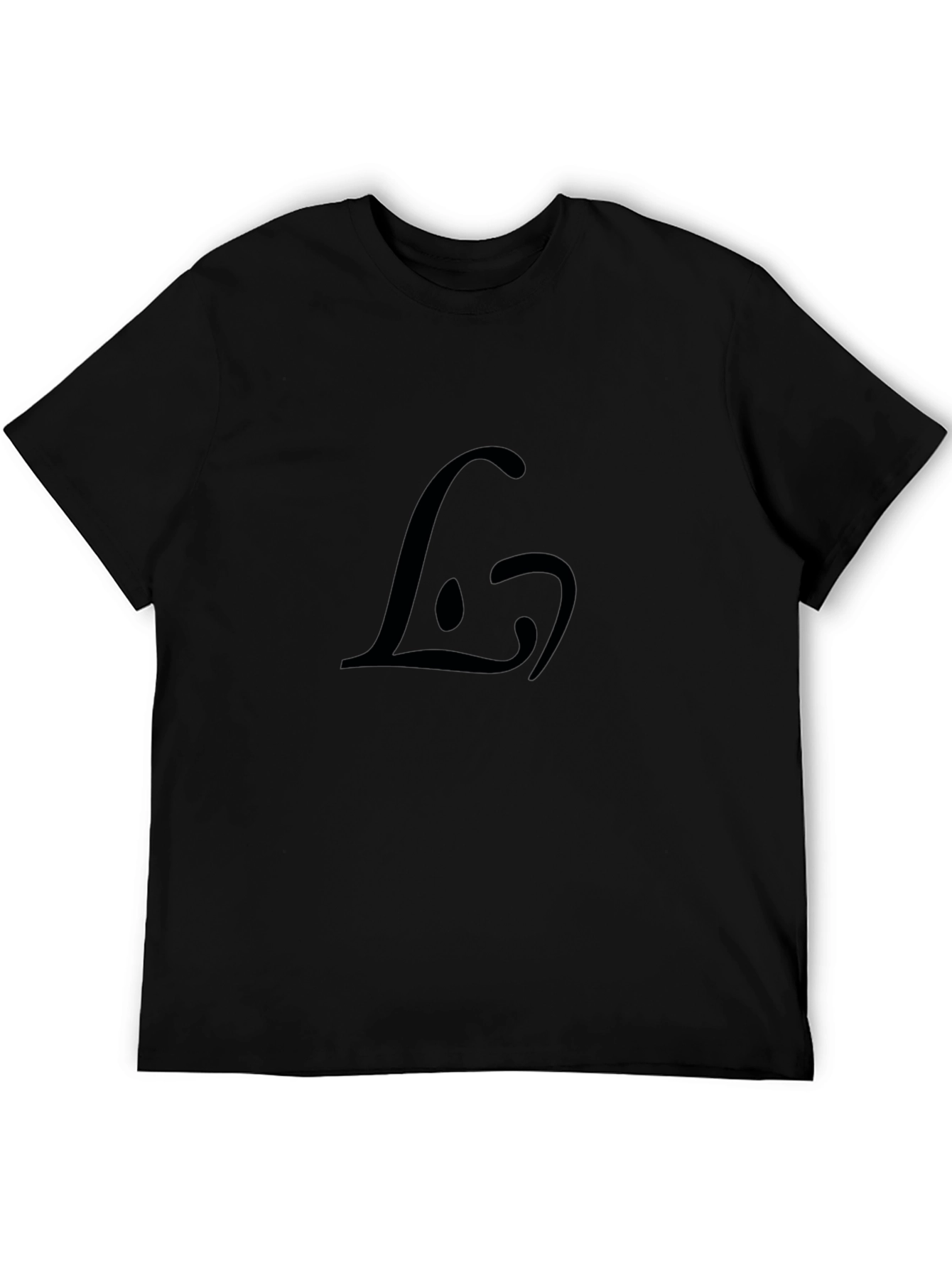 Stylish Black Graphic Tee - Unique Design