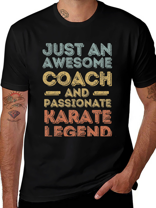 Awesome Karate Coach T-Shirt - Legend Gift