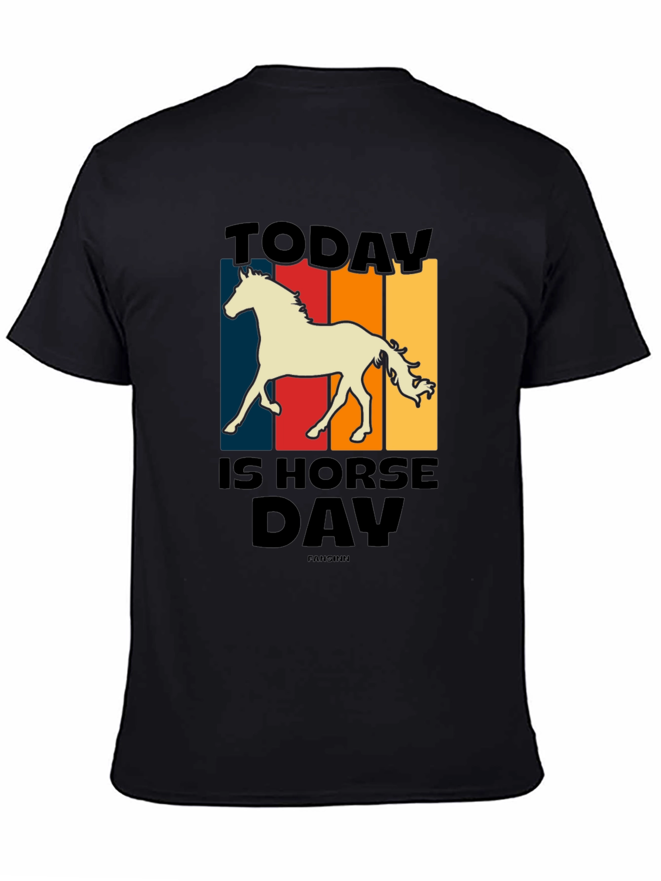 Today Is Horse Day Retro Graphic Tee