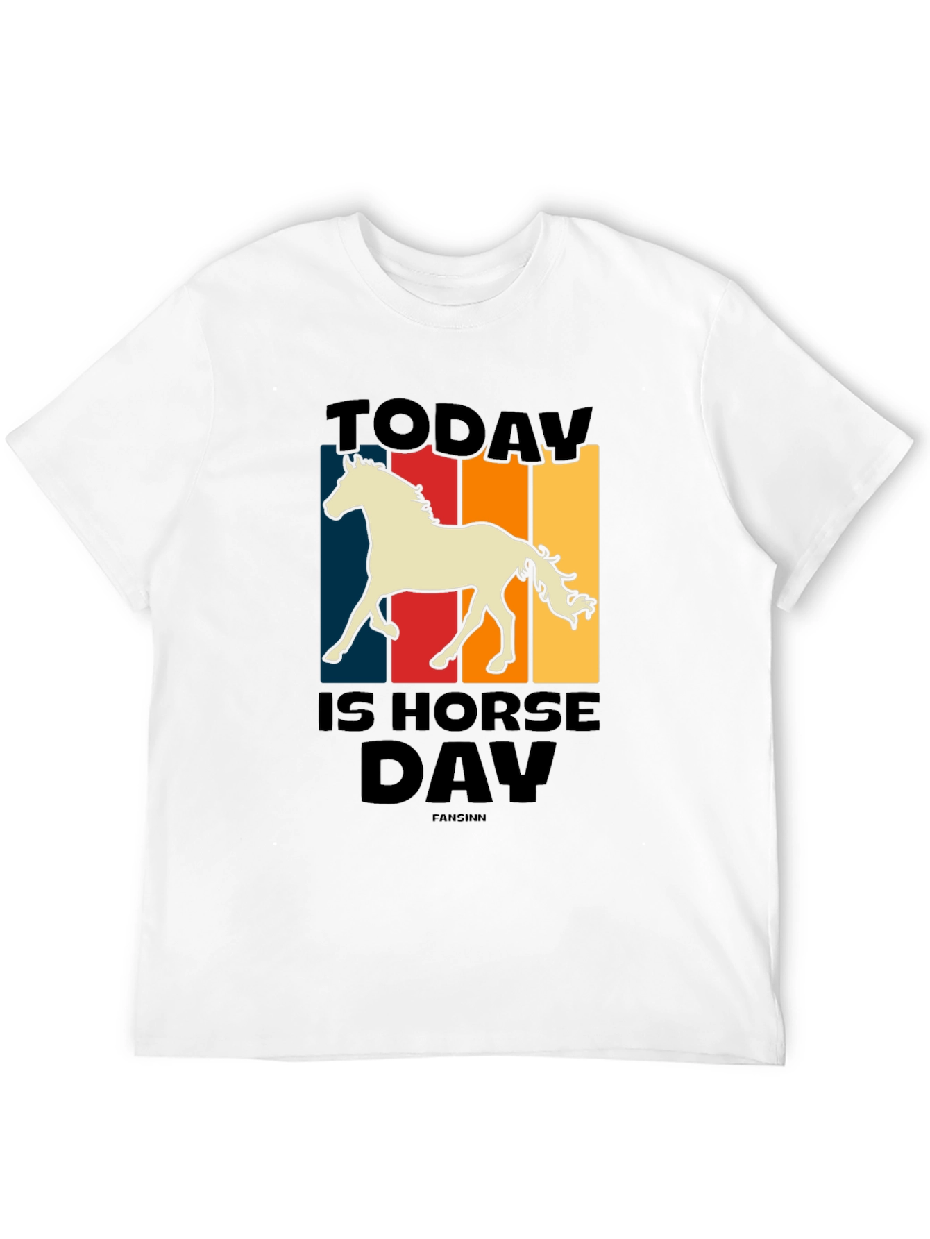 Today Is Horse Day Retro Graphic Tee