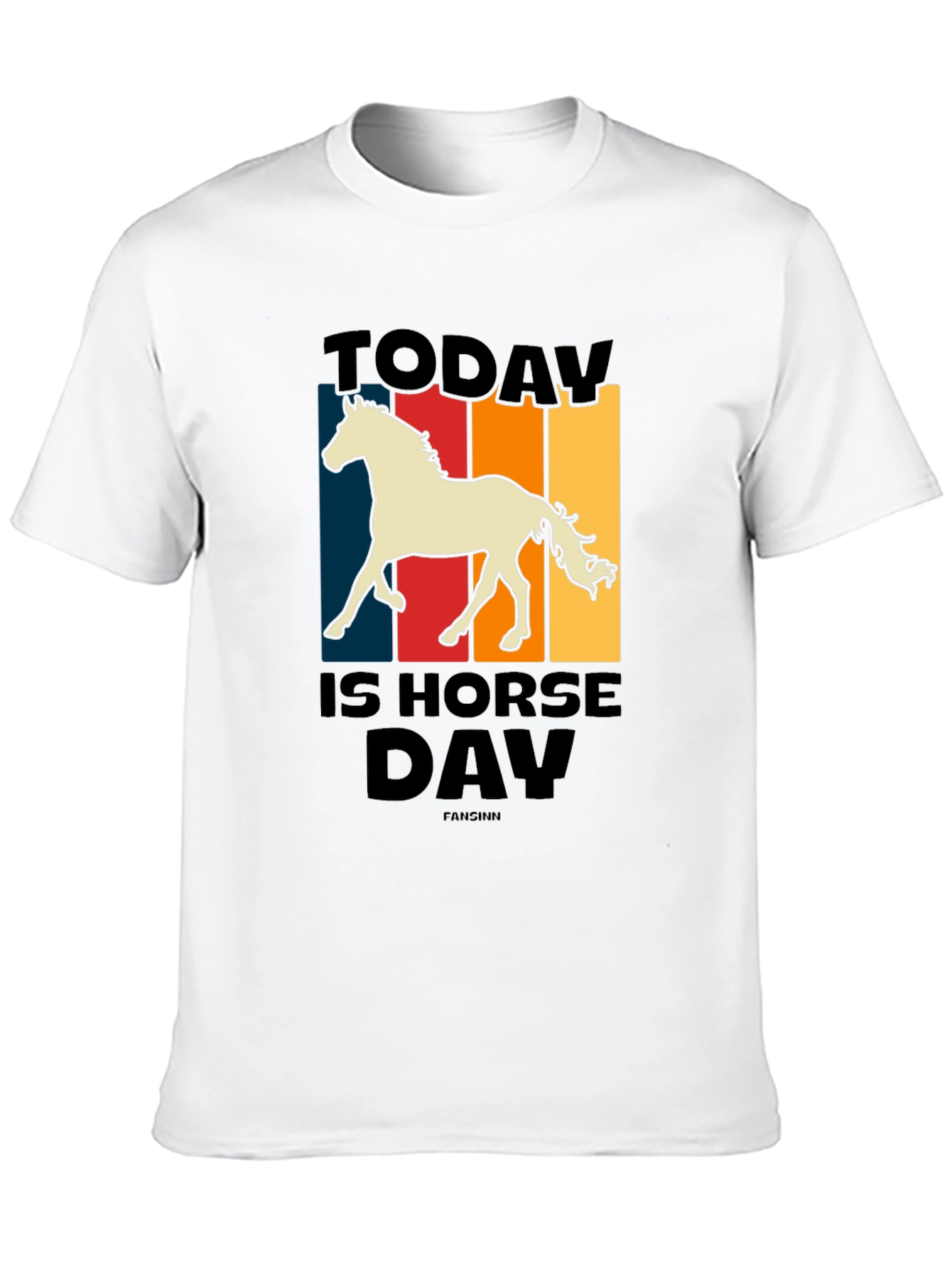 Today Is Horse Day Retro Graphic Tee