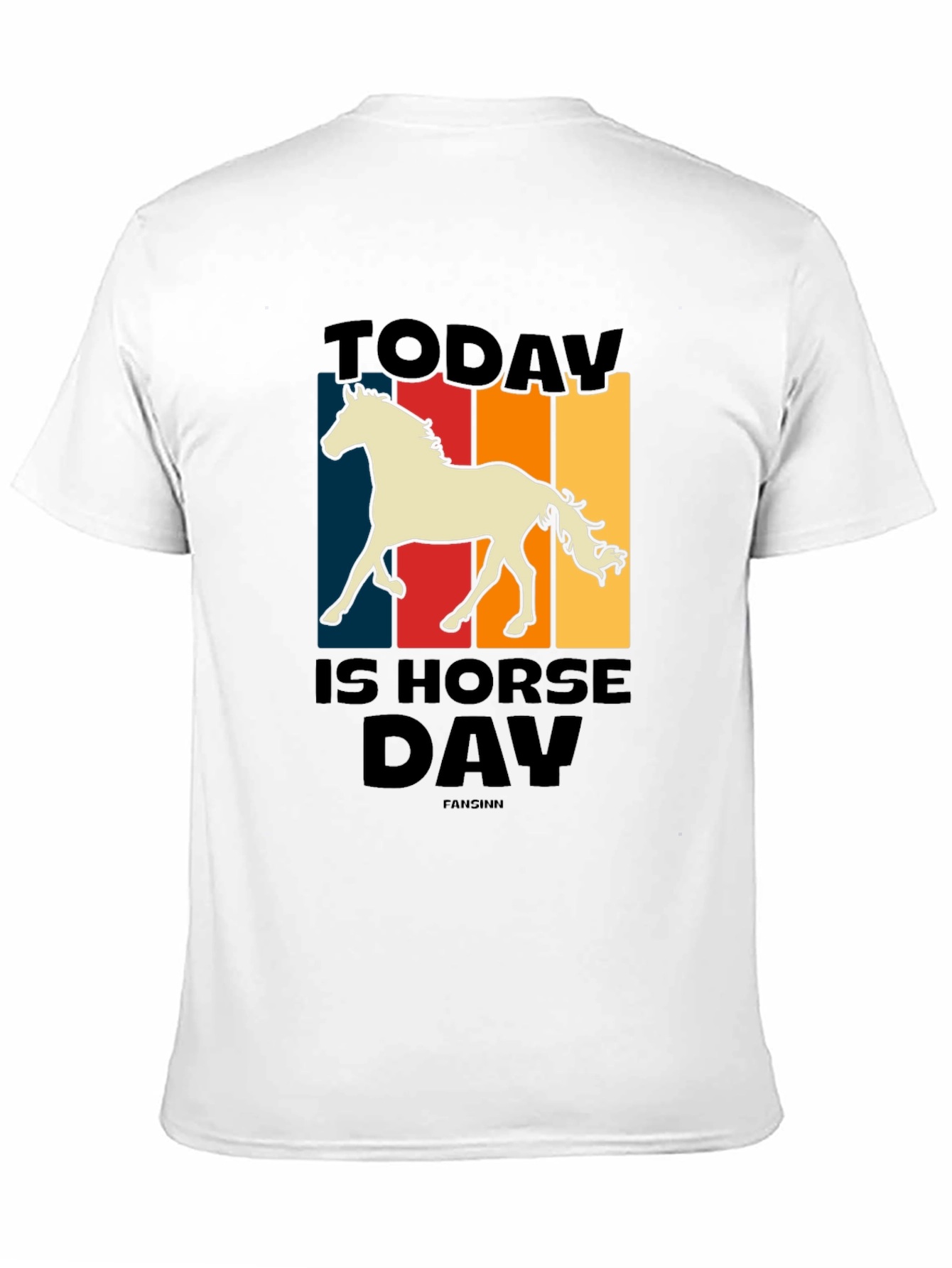 Today Is Horse Day Retro Graphic Tee