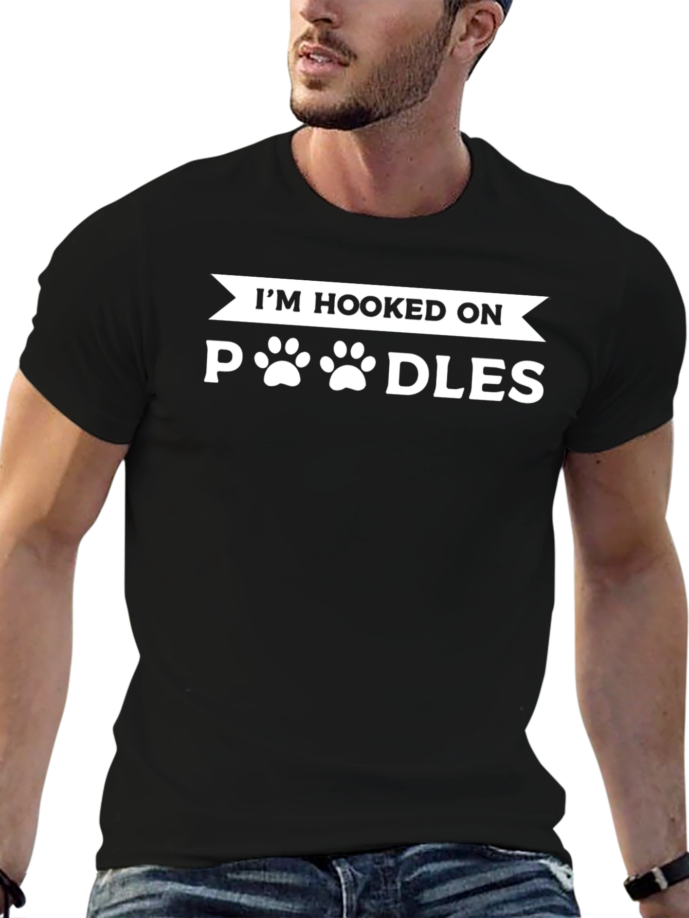 Im Hooked on Poodles T-Shirt