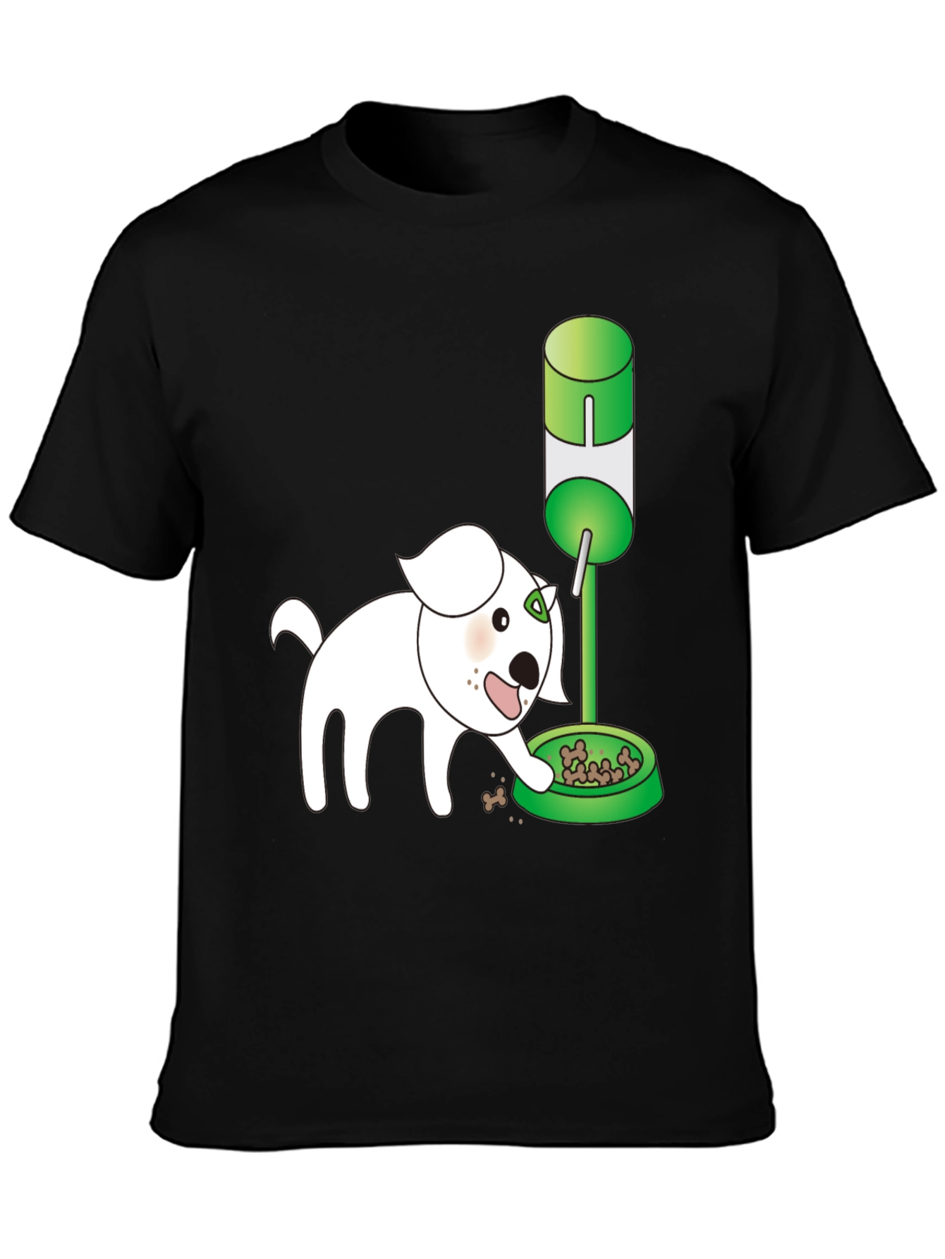 Dog Cartoon Graphic T-Shirt