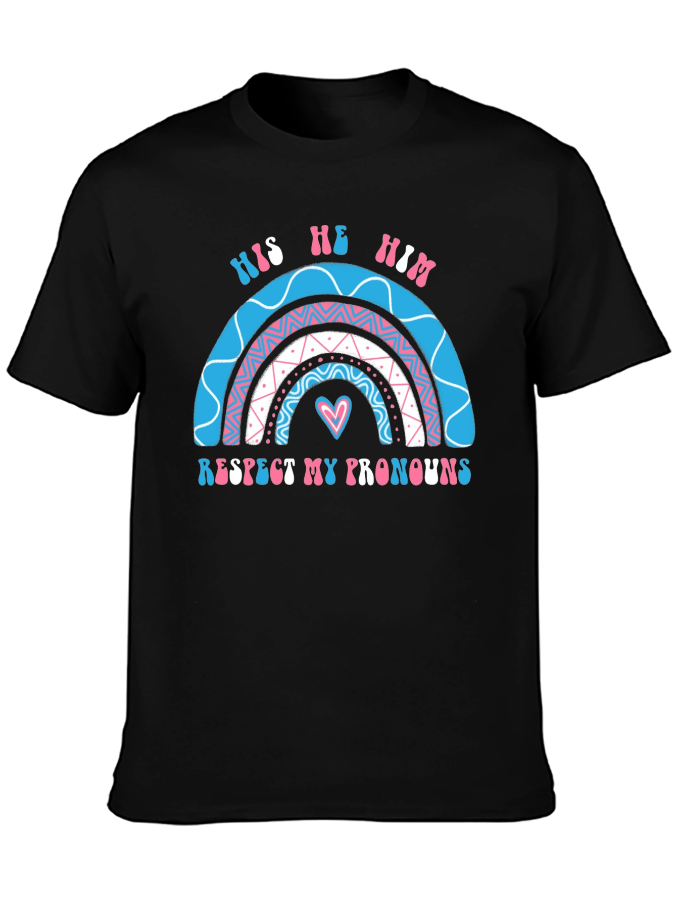 Respect My Pronouns T-Shirt - LGBTQ+ Pride