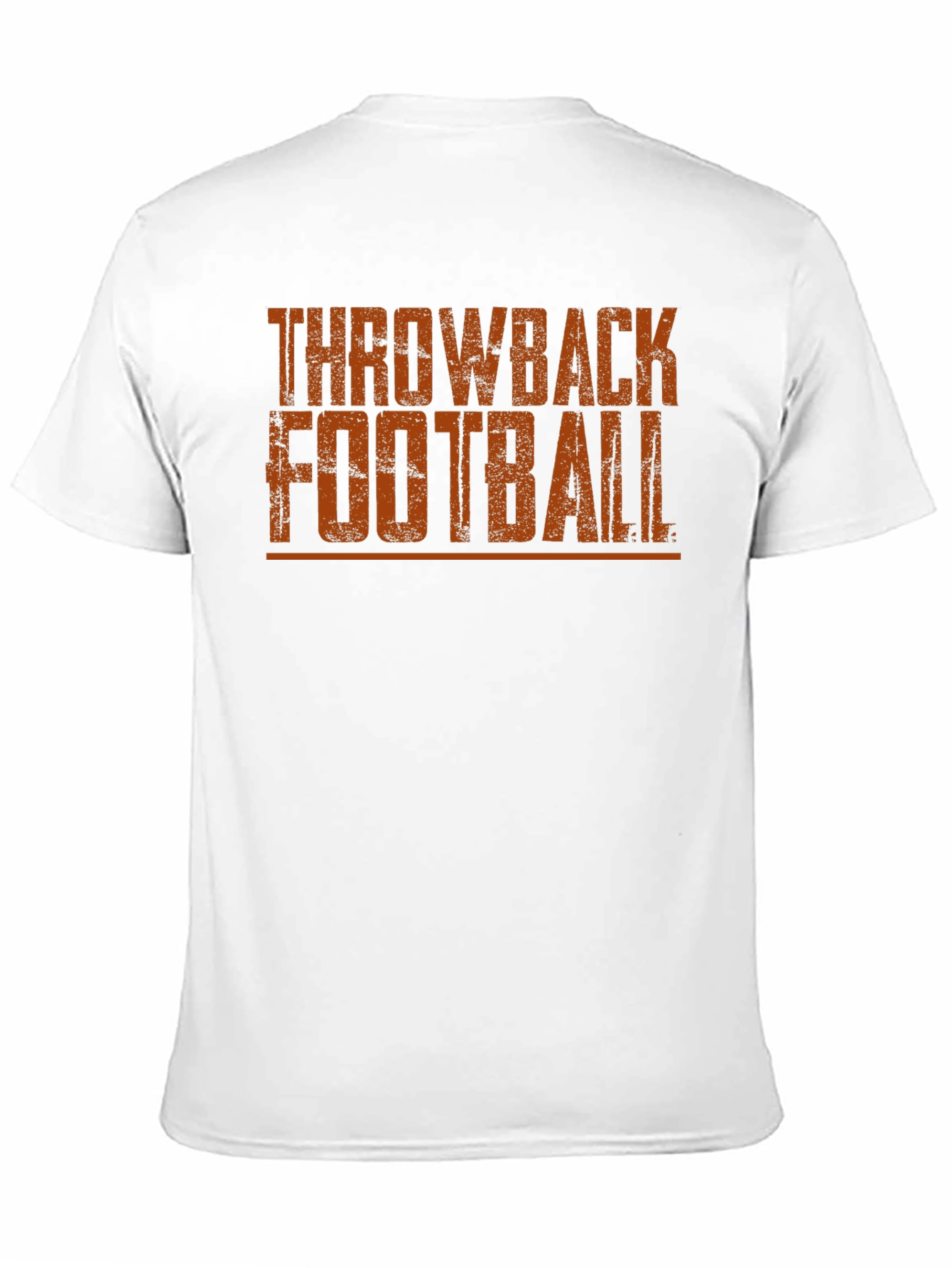 Throwback Football Graphic Tee - Black