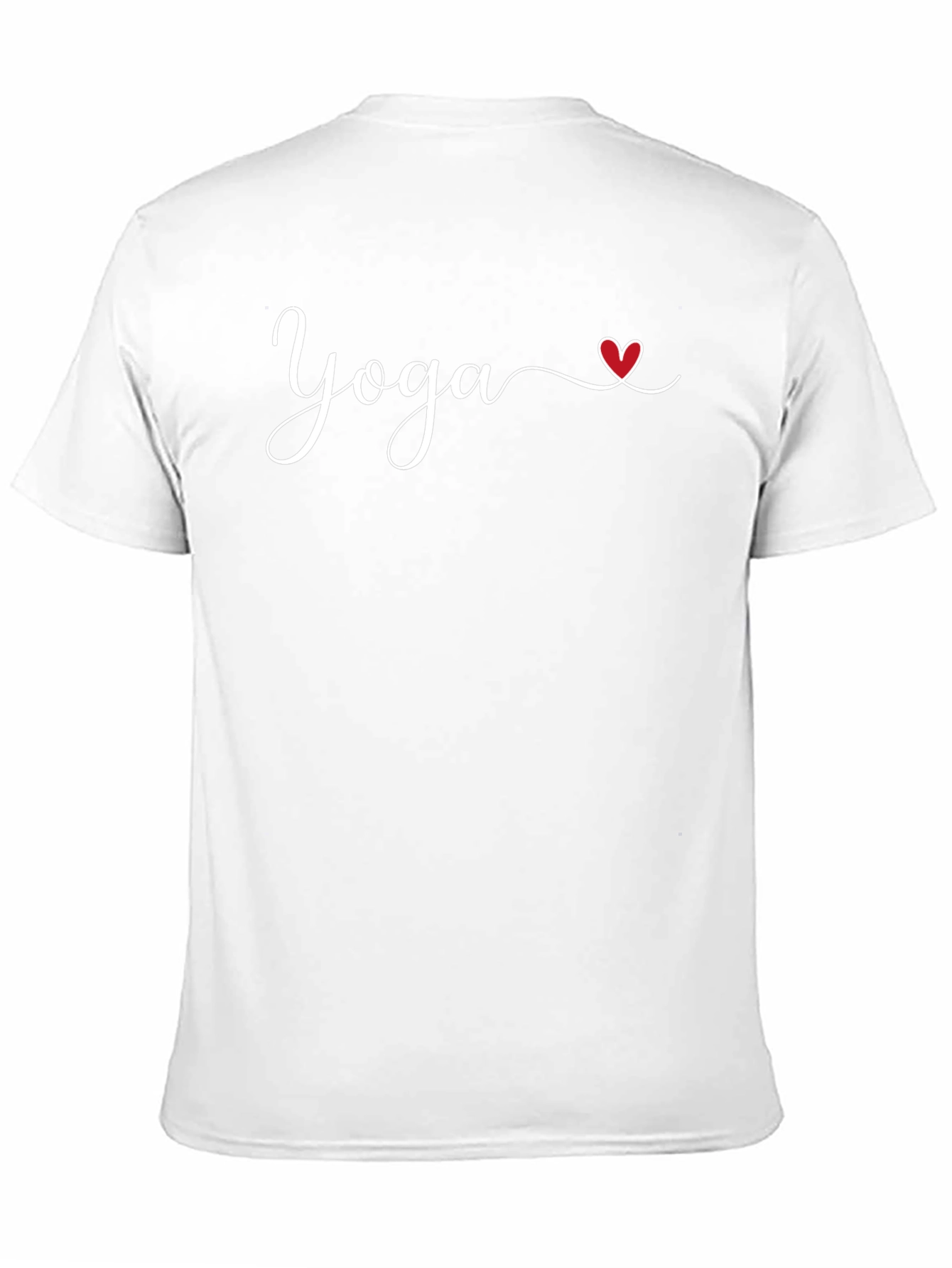 Yoga Heart Graphic Tee - Black
