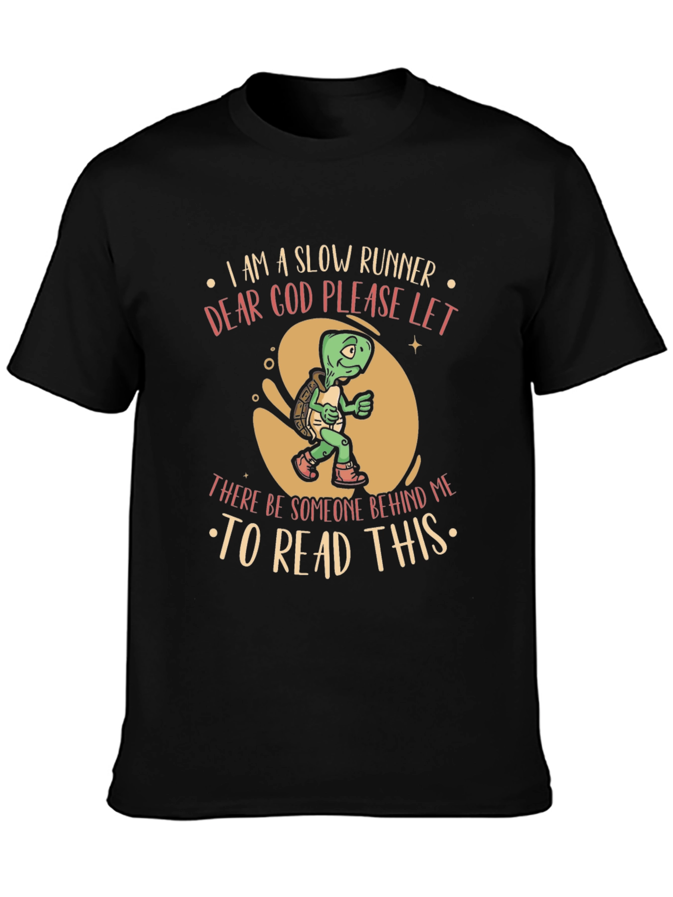 Slow Runner Turtle T-Shirt Funny Graphic Tee