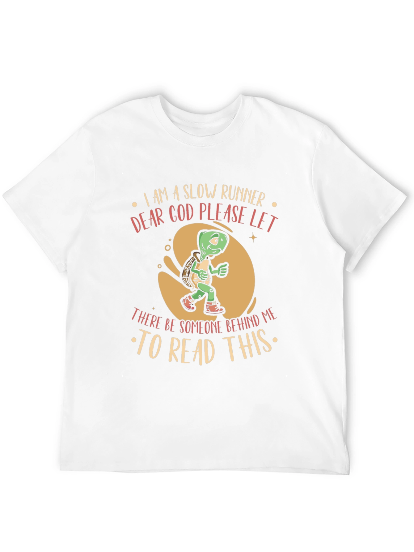 Slow Runner Turtle T-Shirt Funny Graphic Tee
