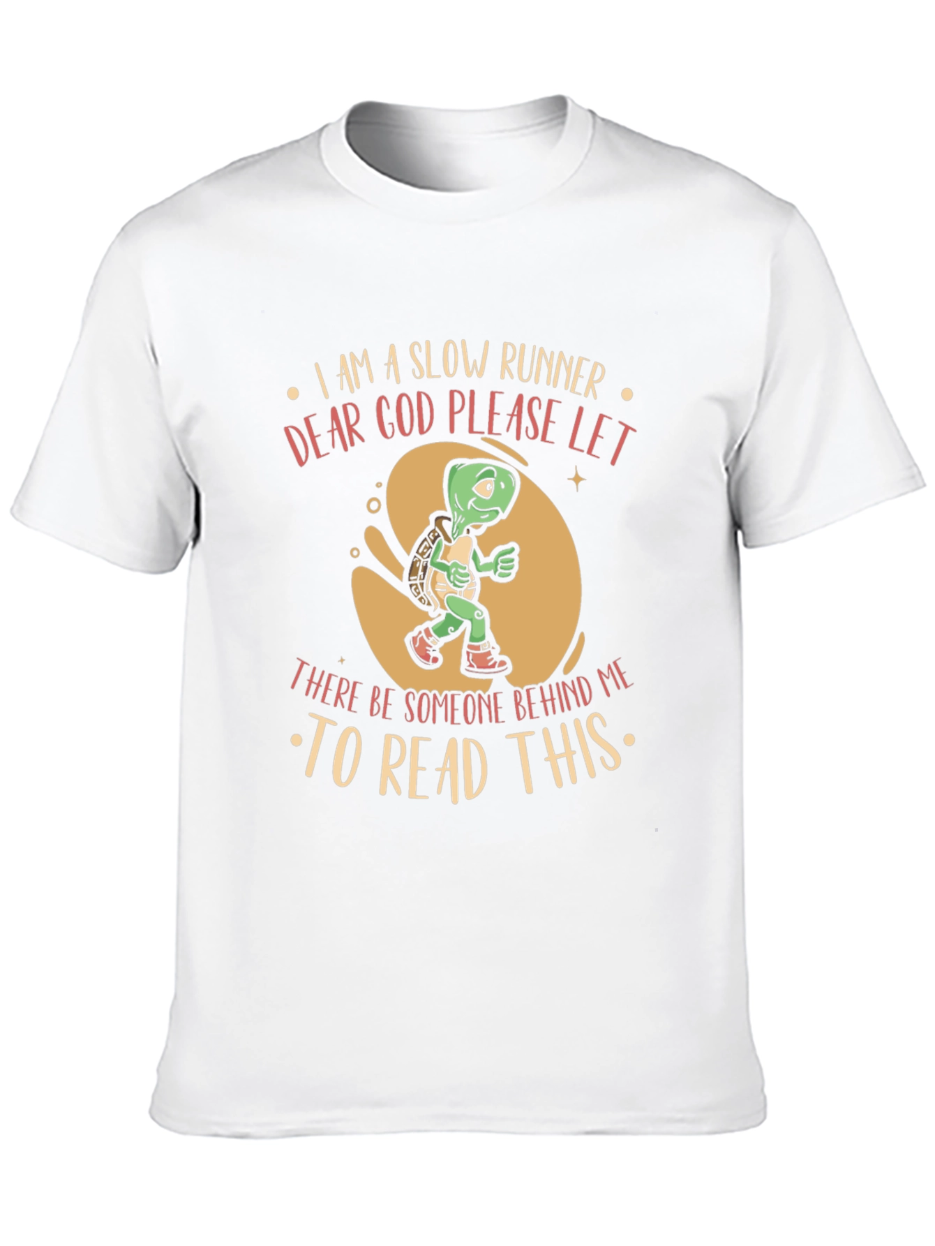 Slow Runner Turtle T-Shirt Funny Graphic Tee