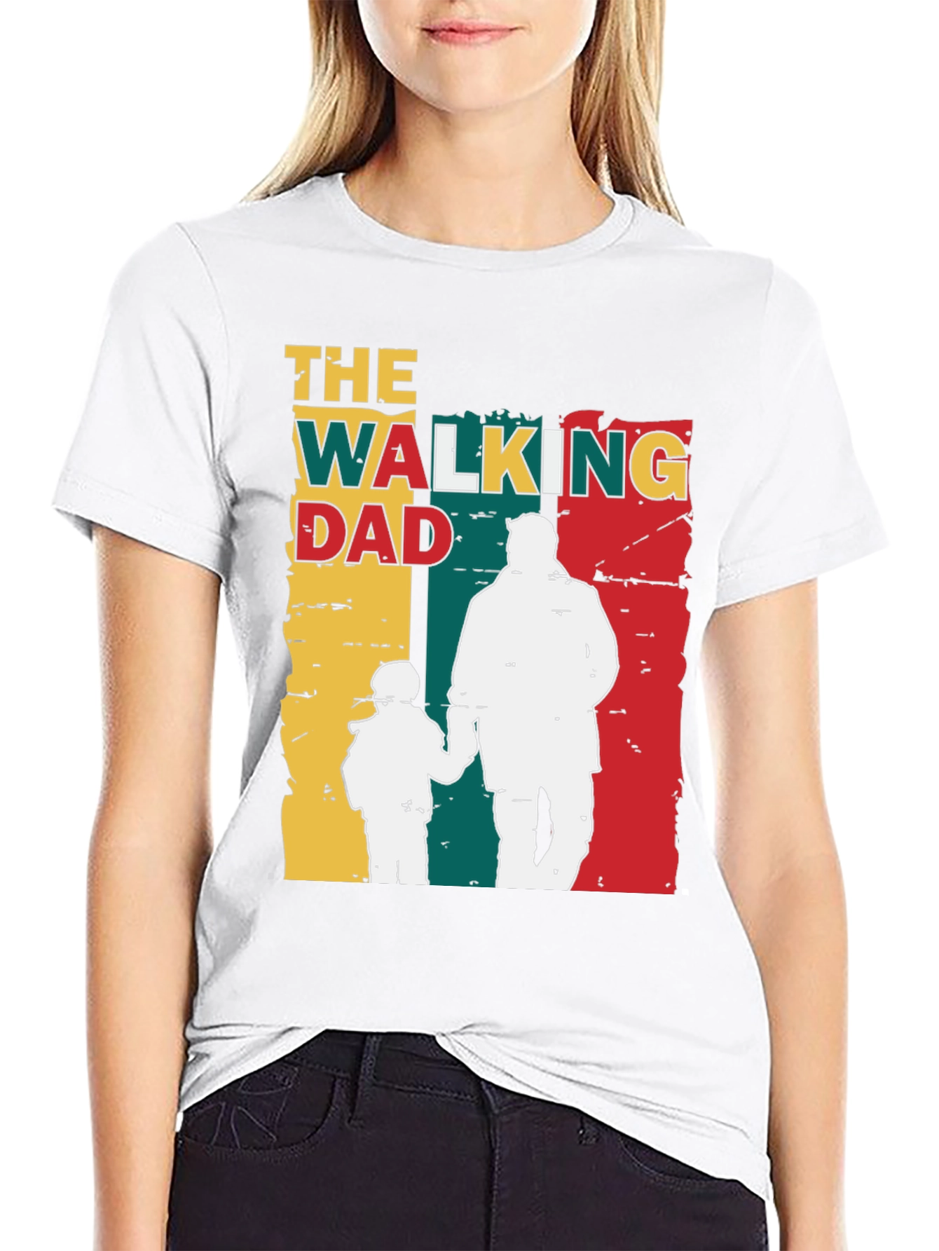 The Walking Dad Graphic T-Shirt Fathers Day Gift