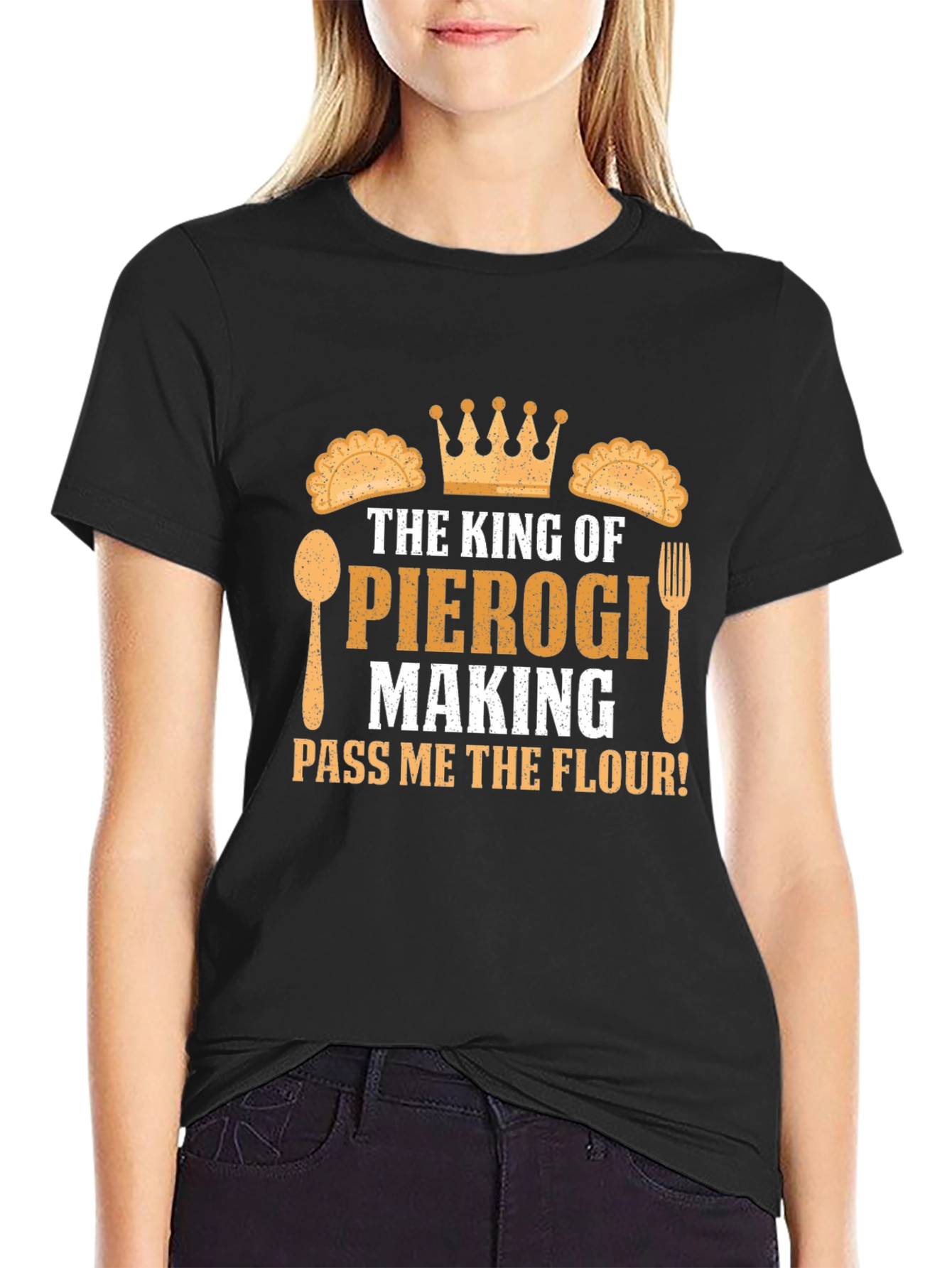 King of Pierogi Making T-Shirt - Funny Cooking Gift