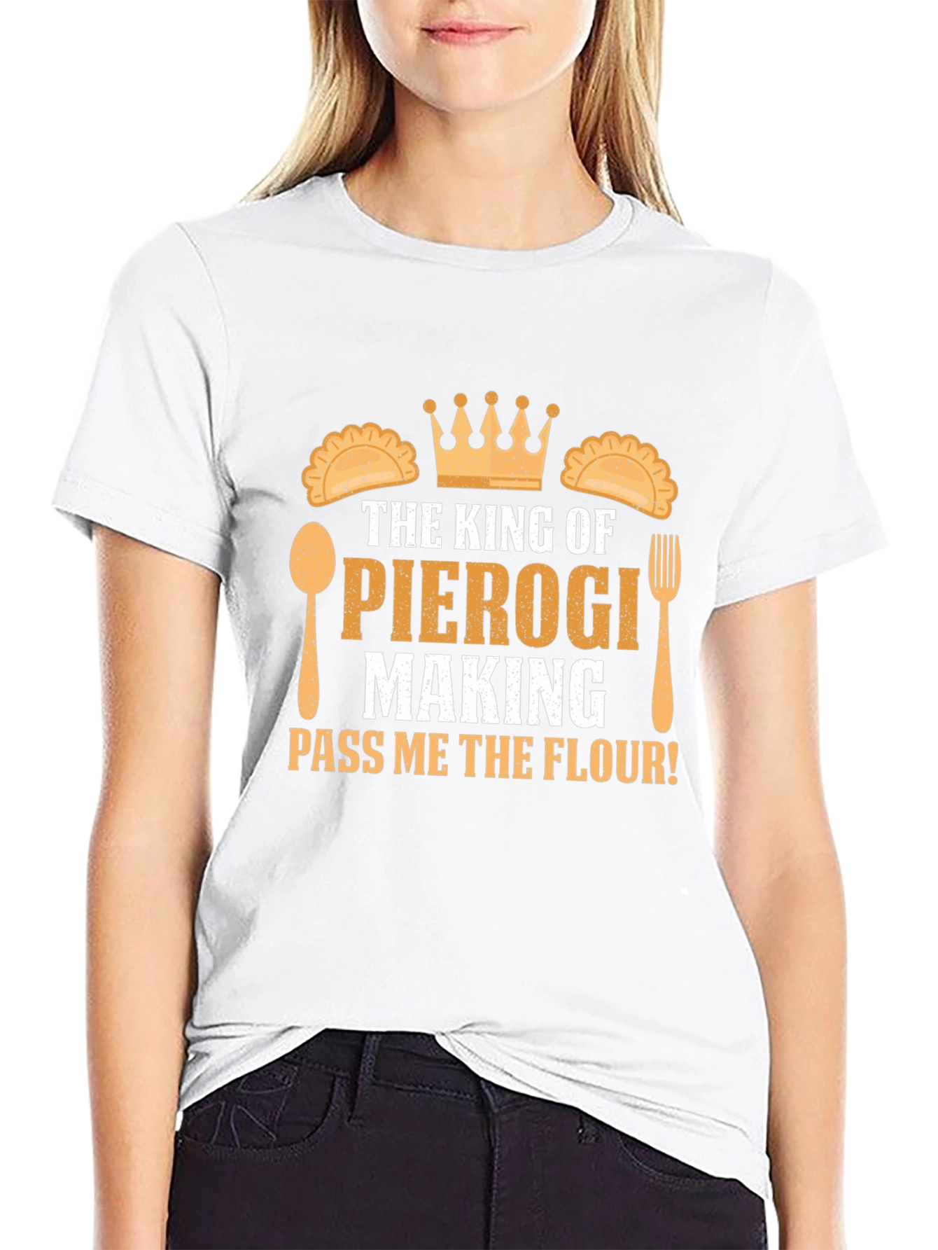 King of Pierogi Making T-Shirt - Funny Cooking Gift