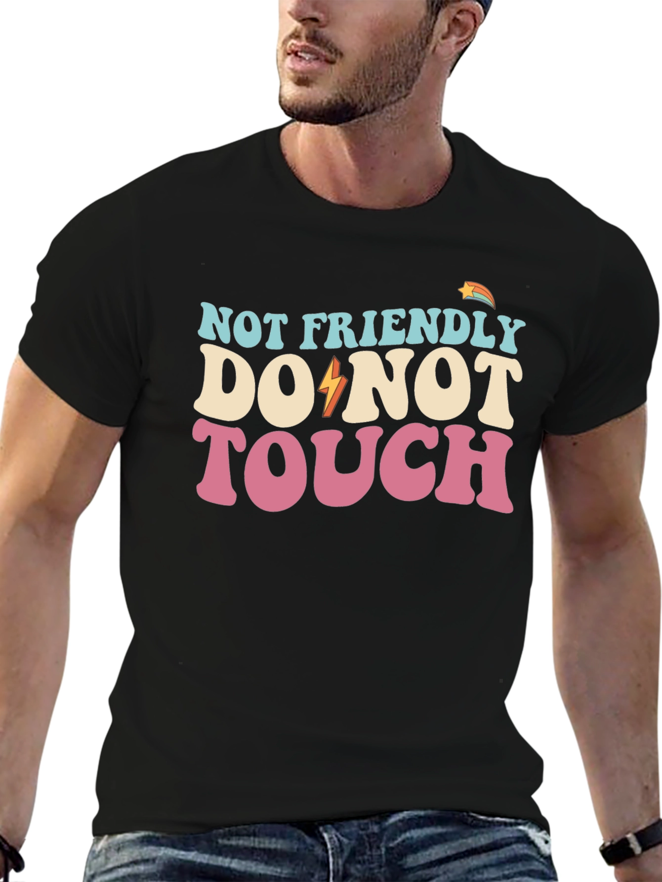 Not Friendly Graphic Tee - Unisex