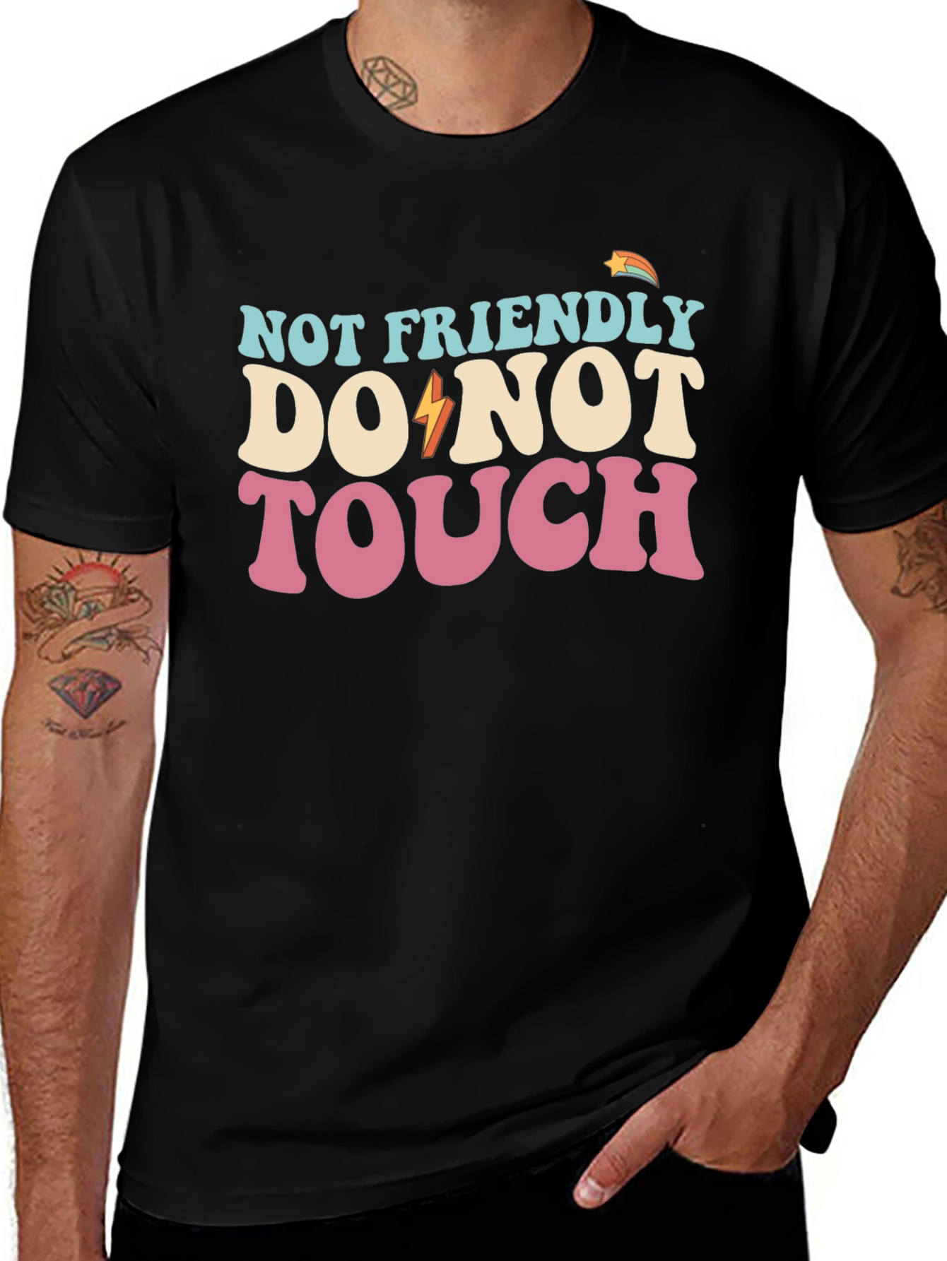 Not Friendly Graphic Tee - Unisex