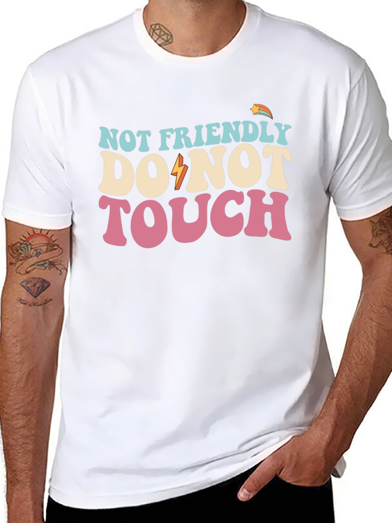 Not Friendly Graphic Tee - Unisex