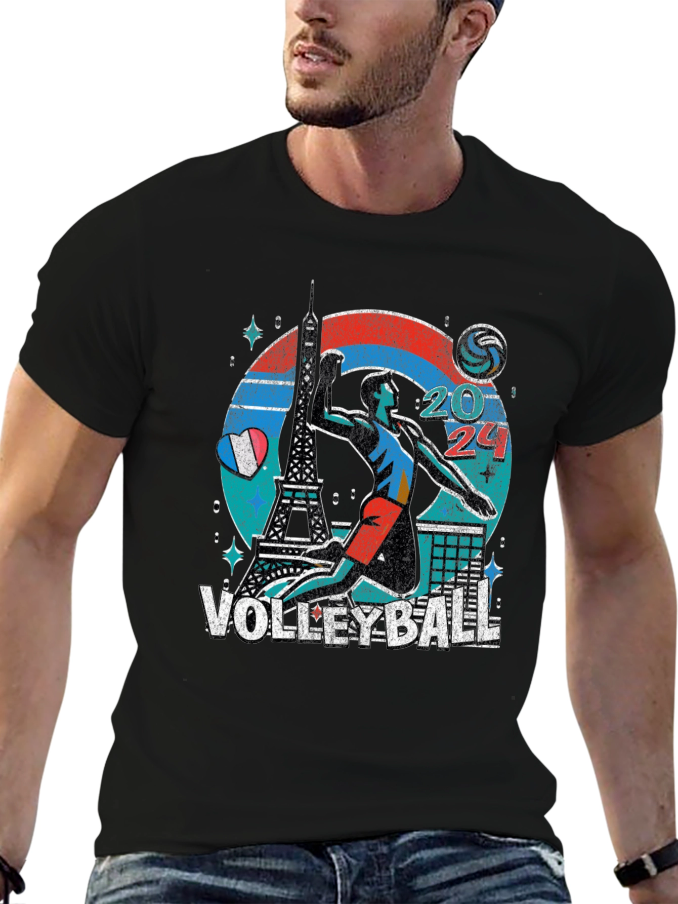 Paris 2024 Volleyball T-Shirt
