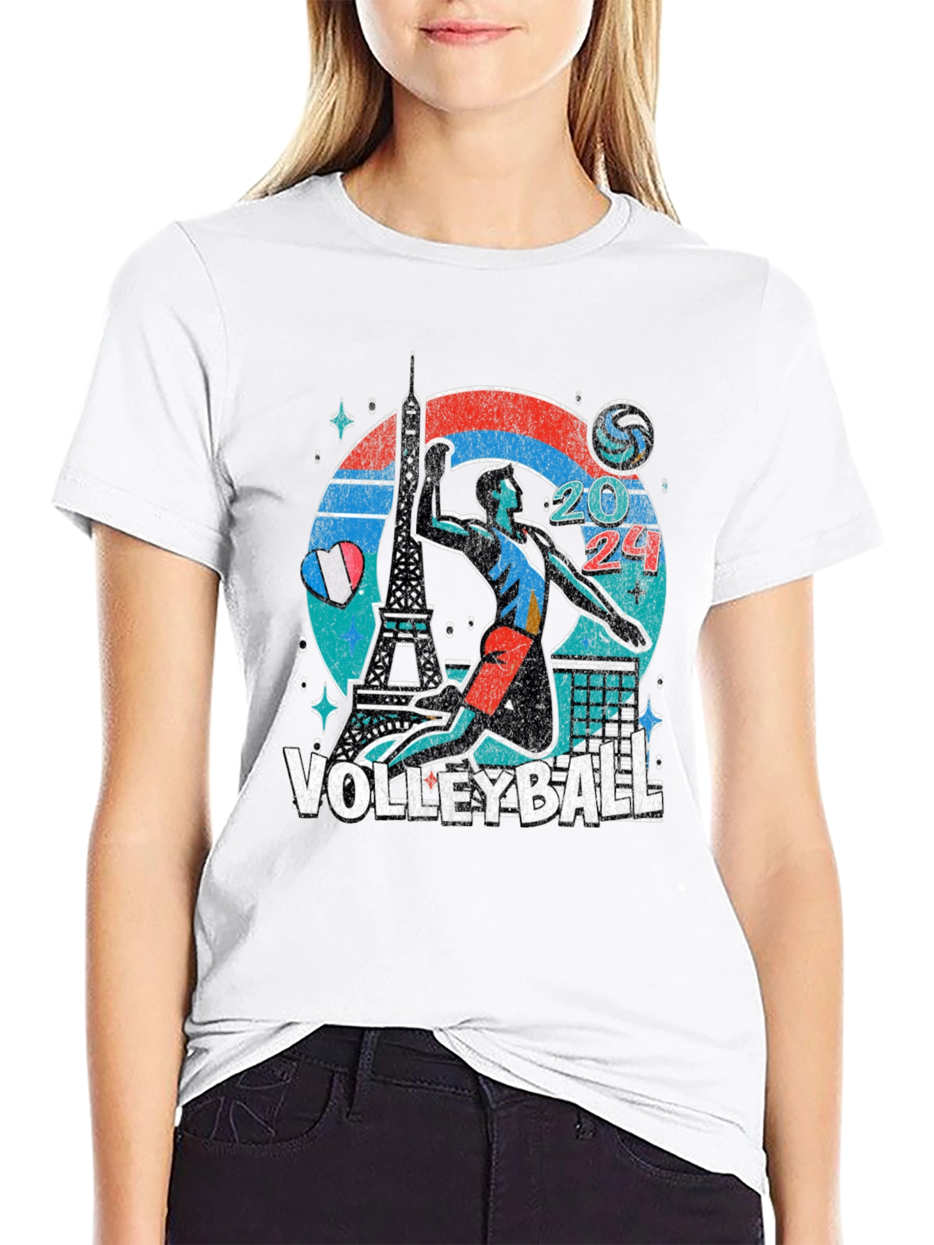Paris 2024 Volleyball T-Shirt