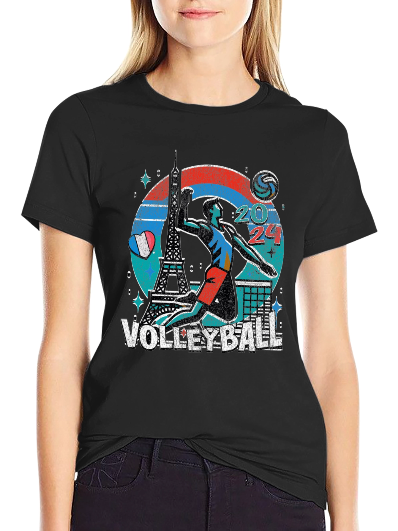 Paris 2024 Volleyball T-Shirt