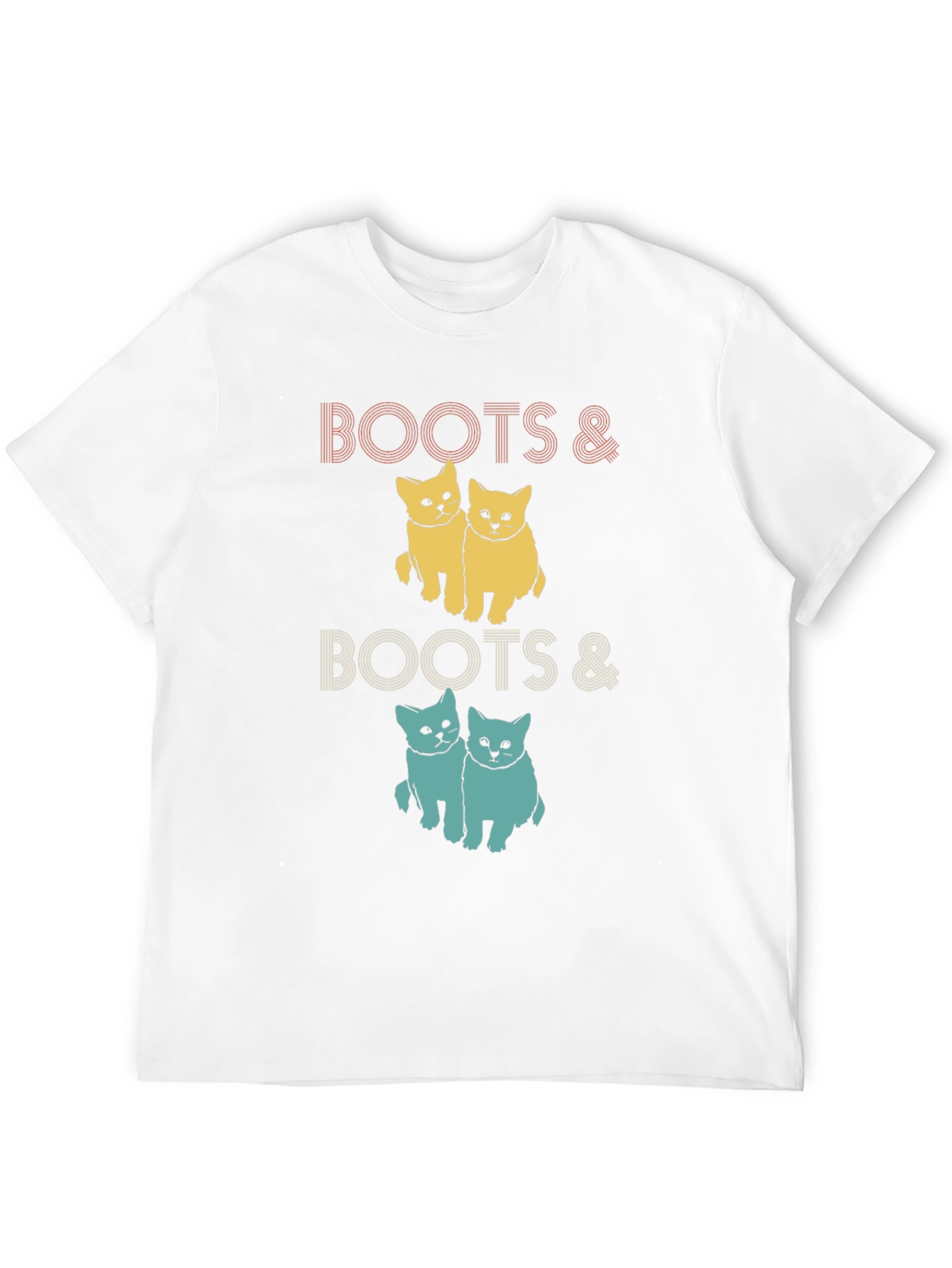 Boots & Boots Cats Graphic T-Shirt