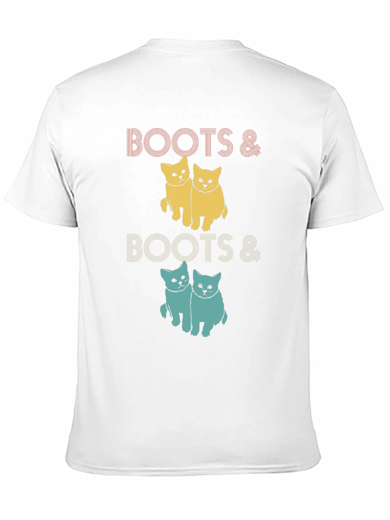 Boots & Boots Cats Graphic T-Shirt