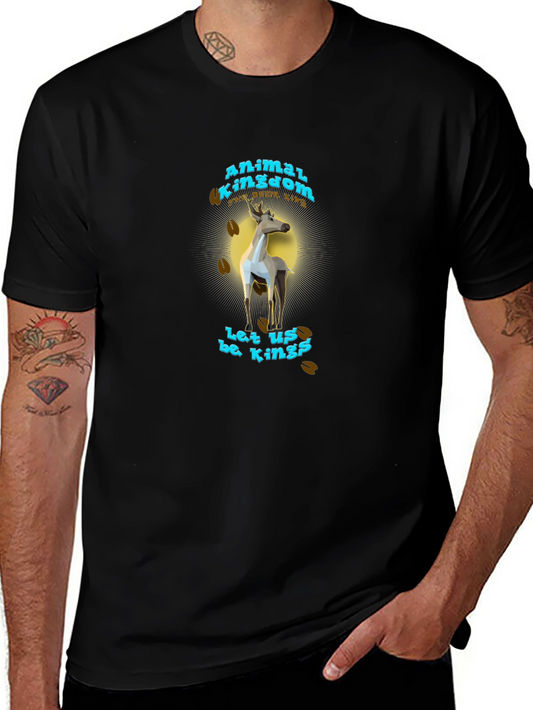 Animal Kingdom Graphic Tee - Deer King