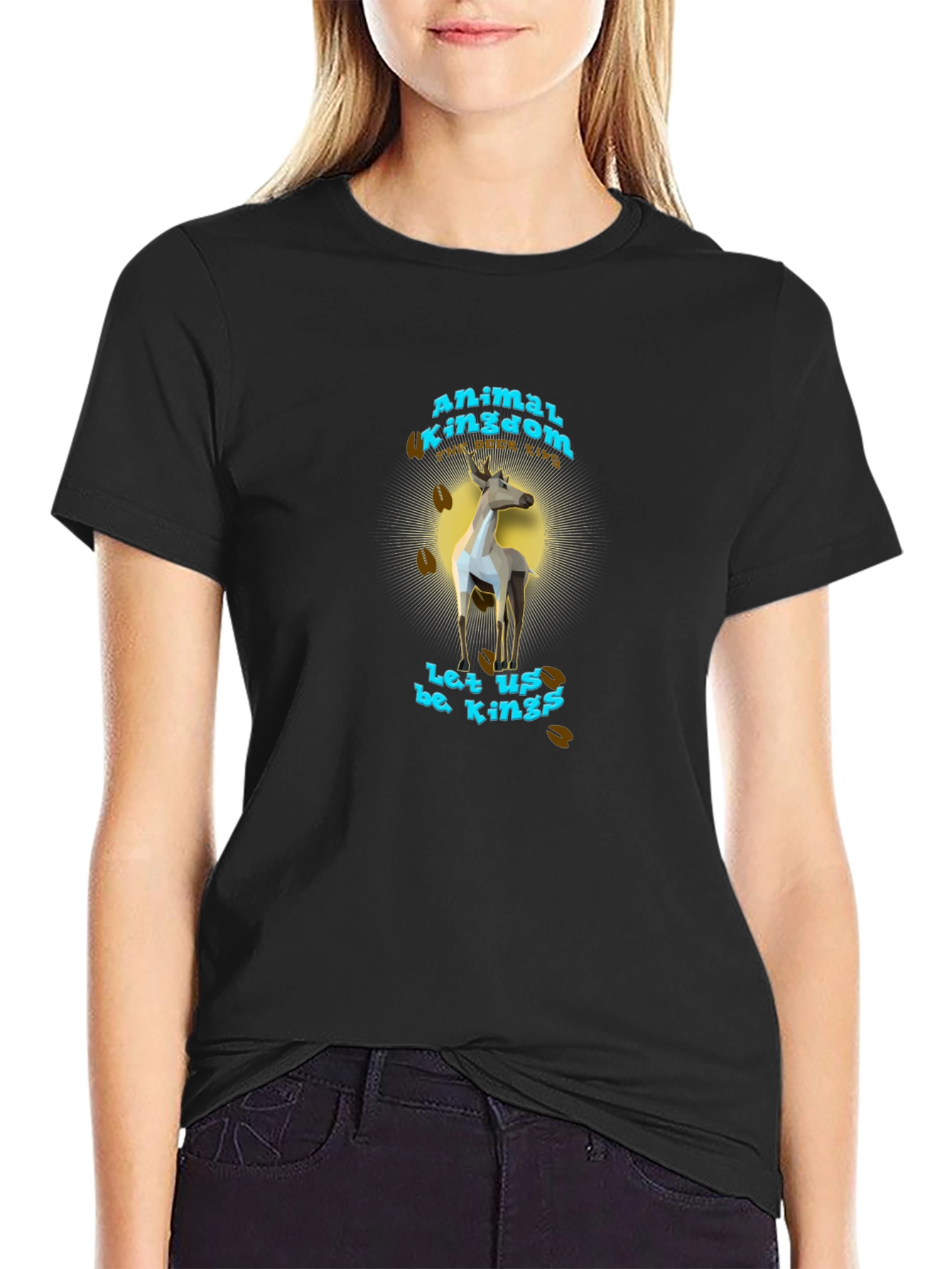 Animal Kingdom Graphic Tee - Deer King