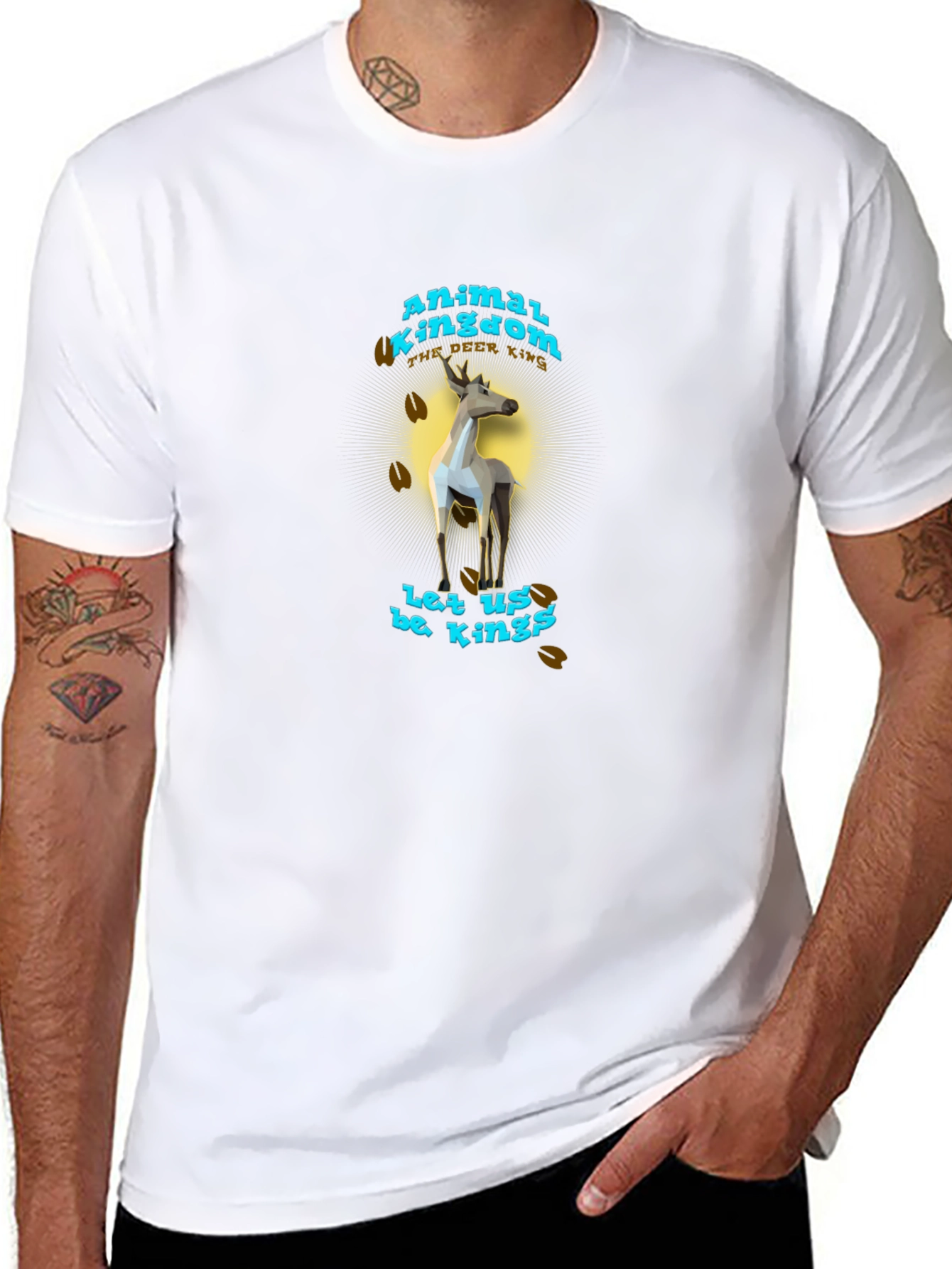 Animal Kingdom Graphic Tee - Deer King