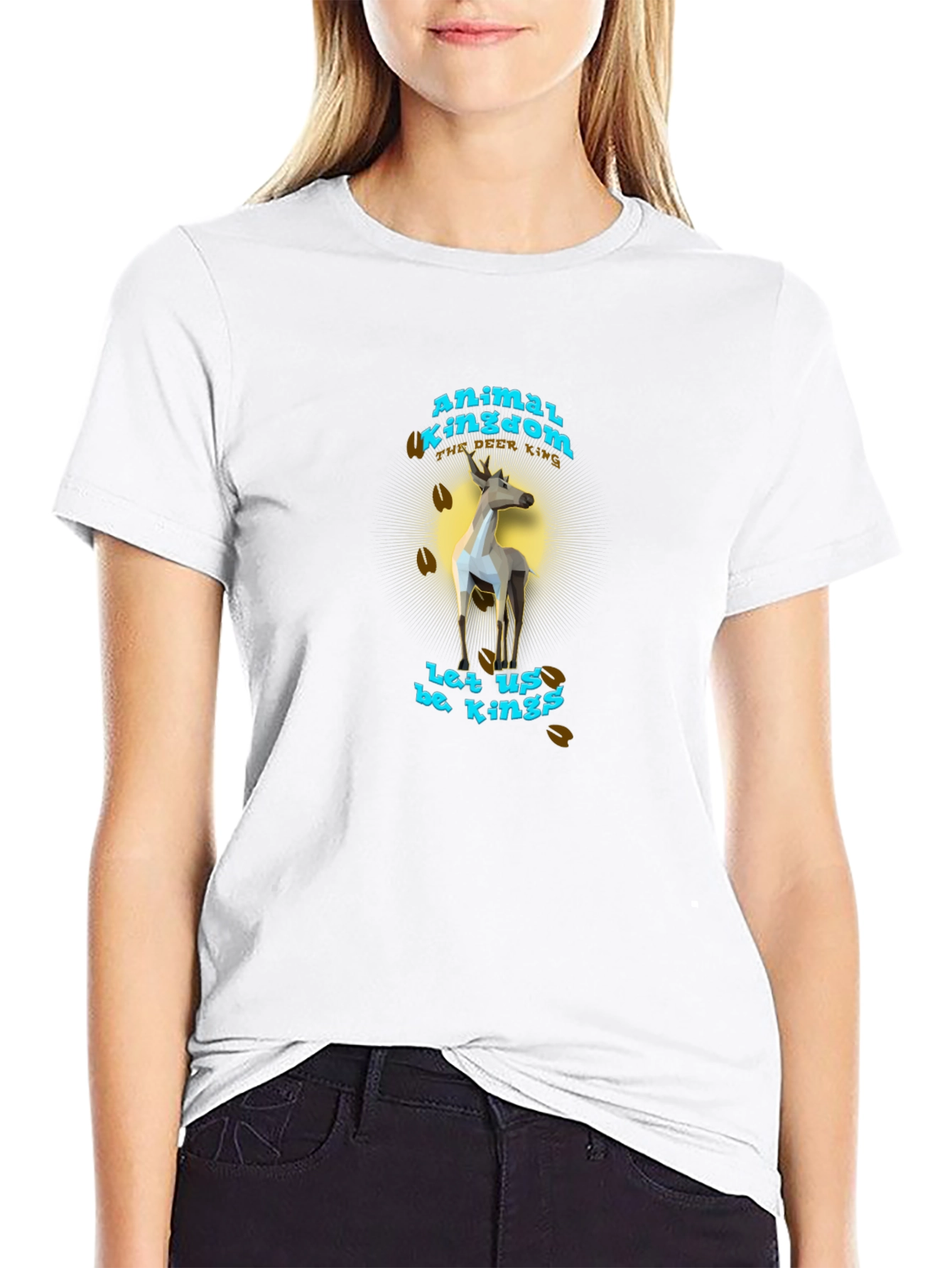 Animal Kingdom Graphic Tee - Deer King